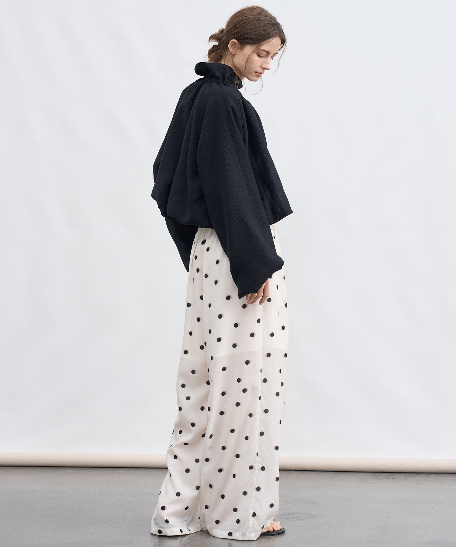 「6月上旬～中旬出荷」Polka Dot Wide Pants