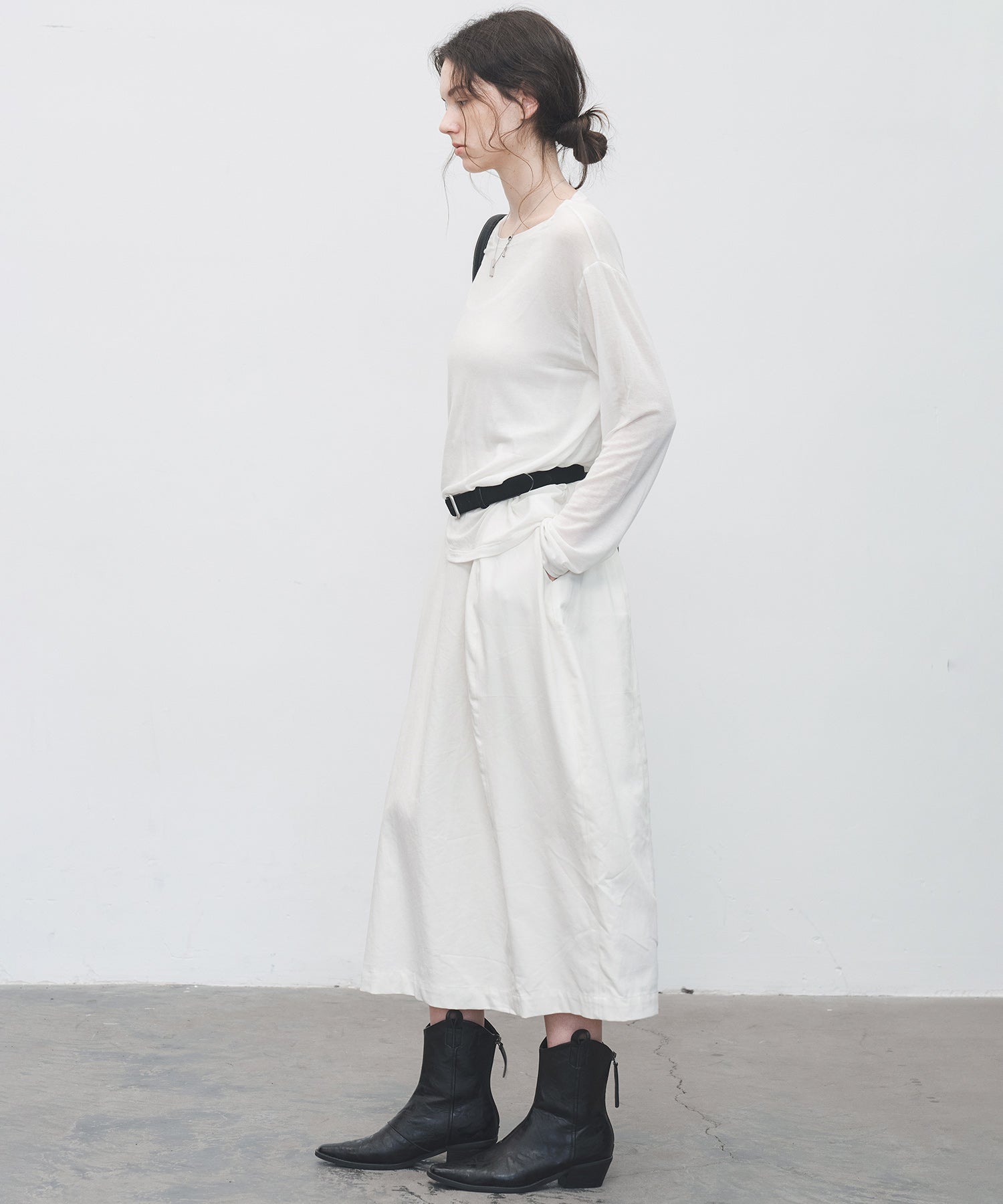Sheer Loose-Fit Long Sleeve Tee – Lightweight Layering Top