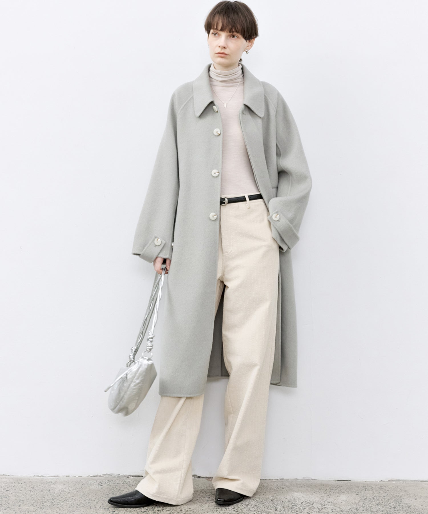 Multi-Stripe Straight Narrow Corduroy Pants