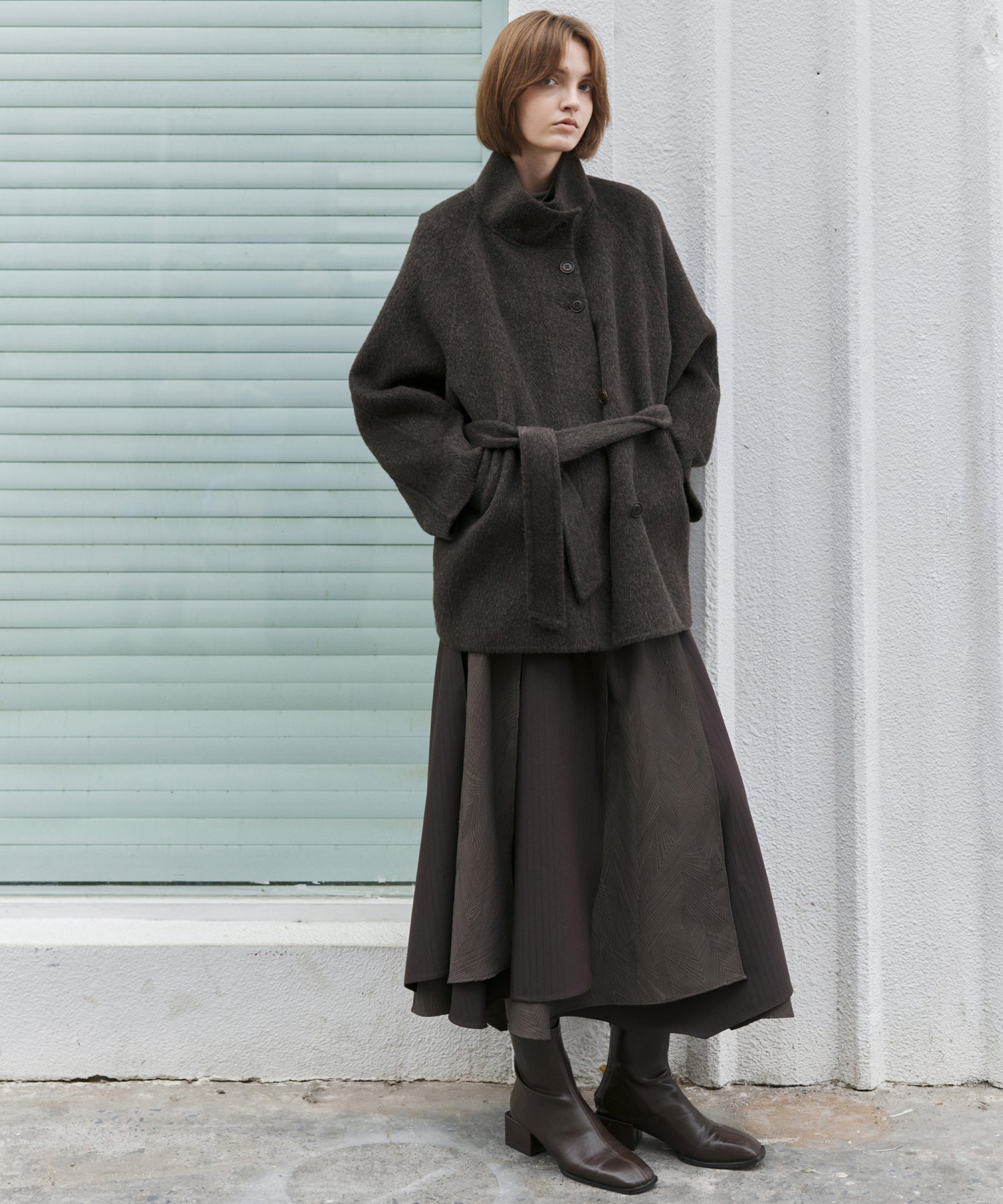 Deconstructed Multi-Panel A-Line Skirt