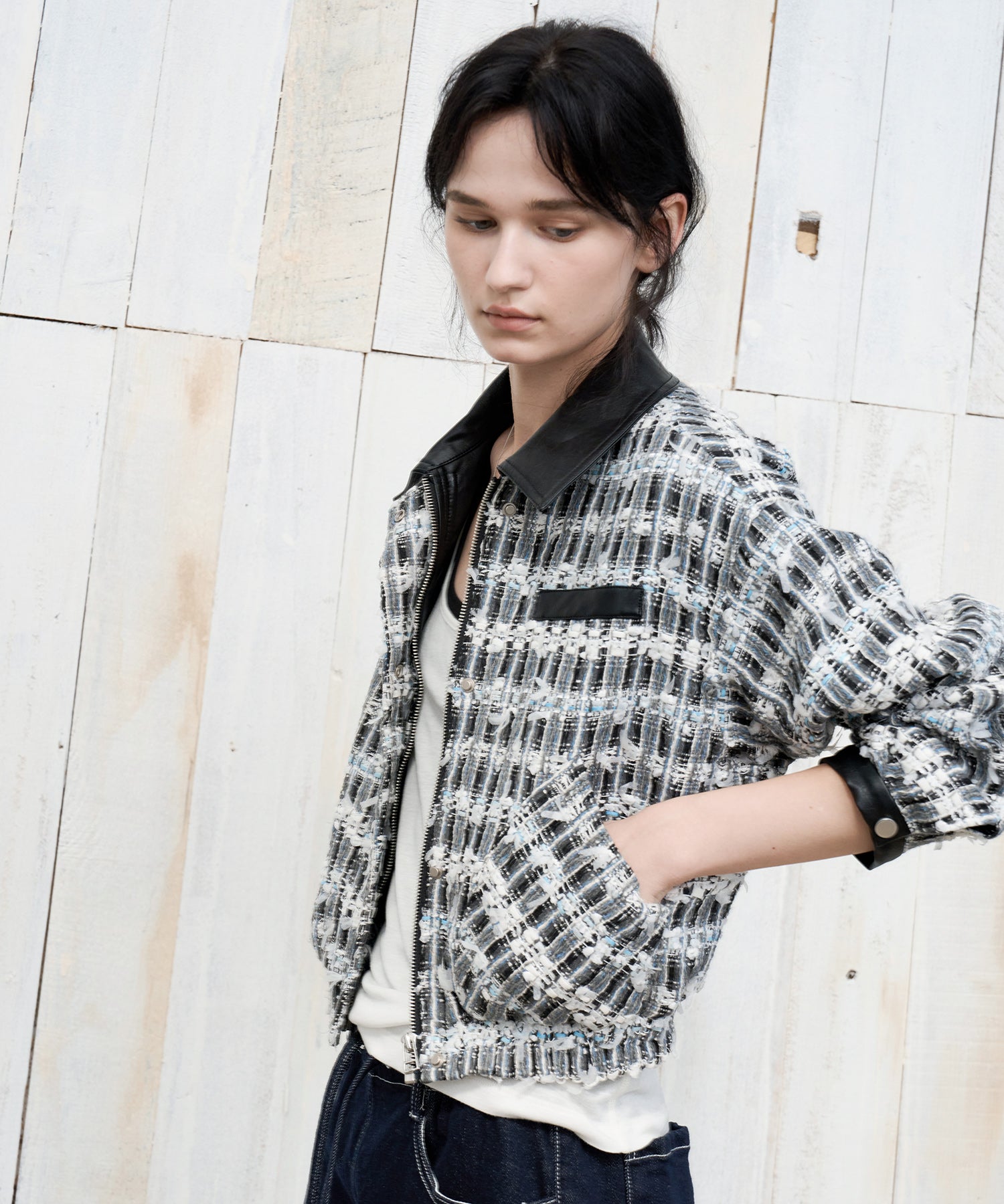 Oversized Tweed Jacket