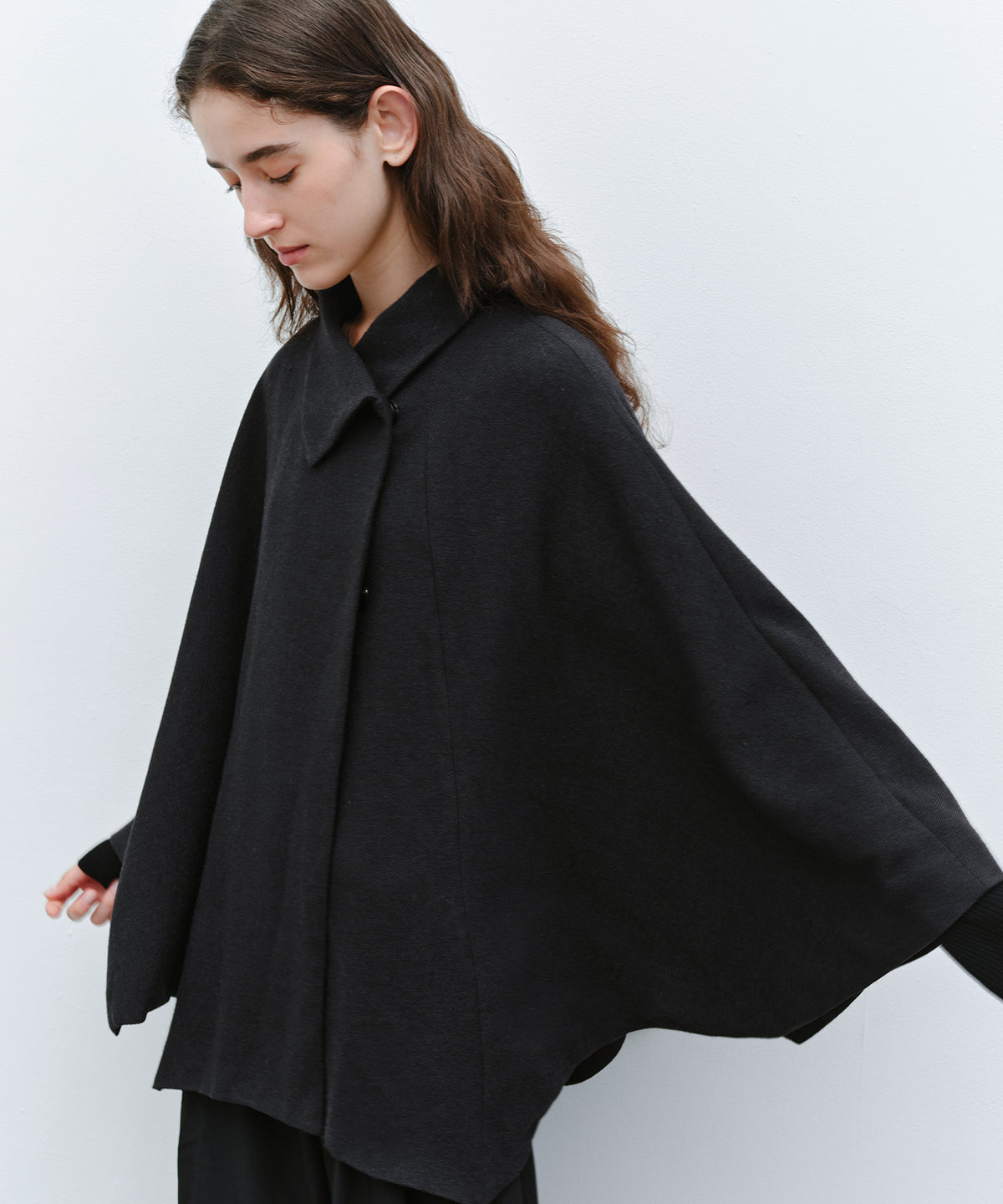 「10月下旬出荷予定」Oversized Cape Short Coat