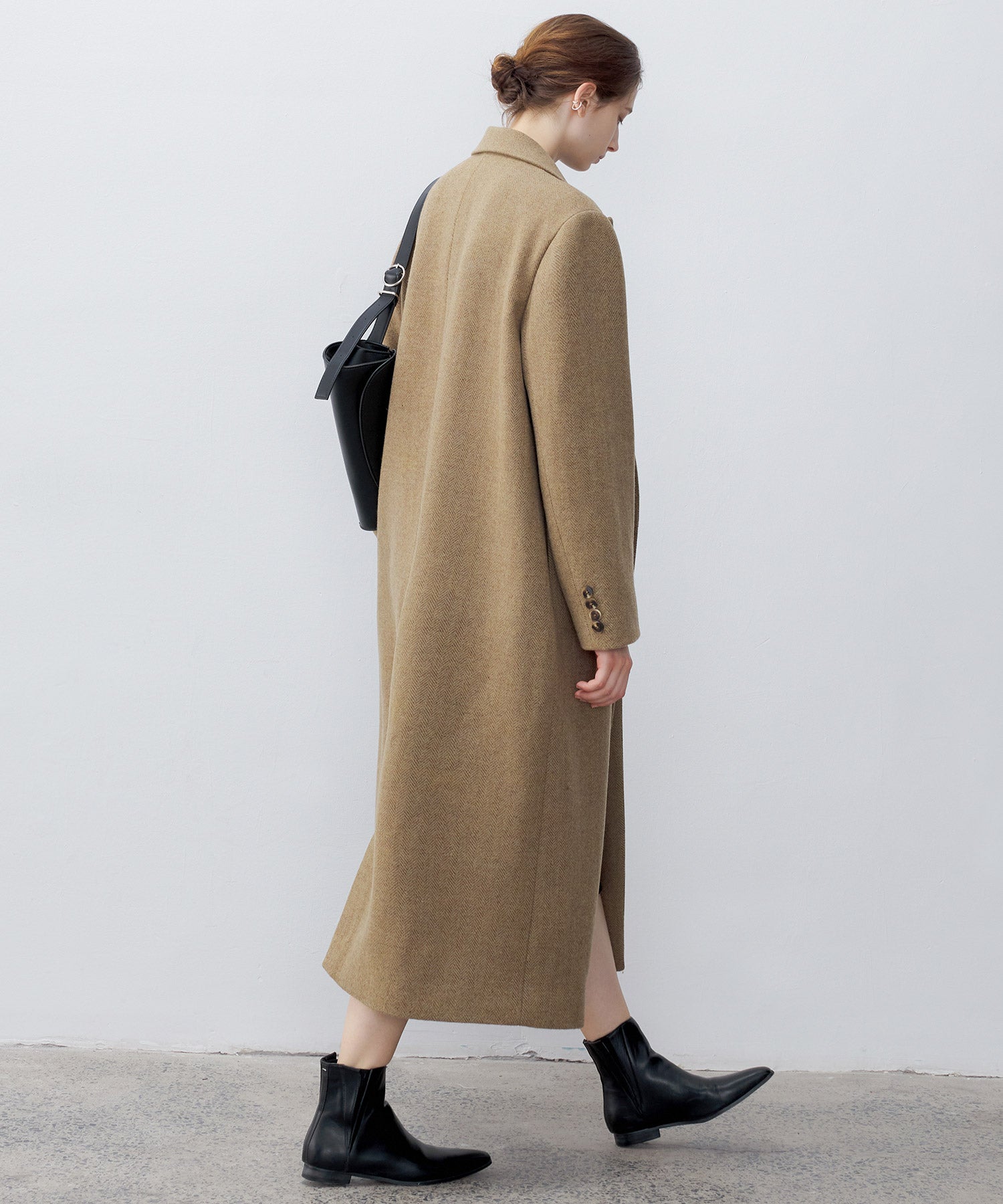 Deconstructed Peak Lapel Two-Button Coat