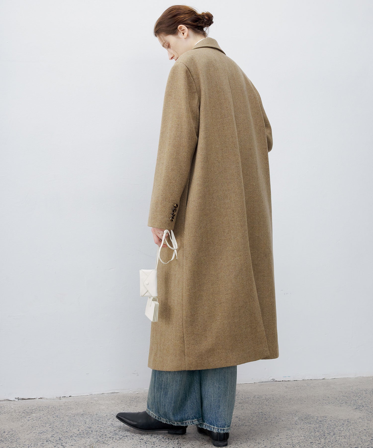 Deconstructed Peak Lapel Two-Button Coat