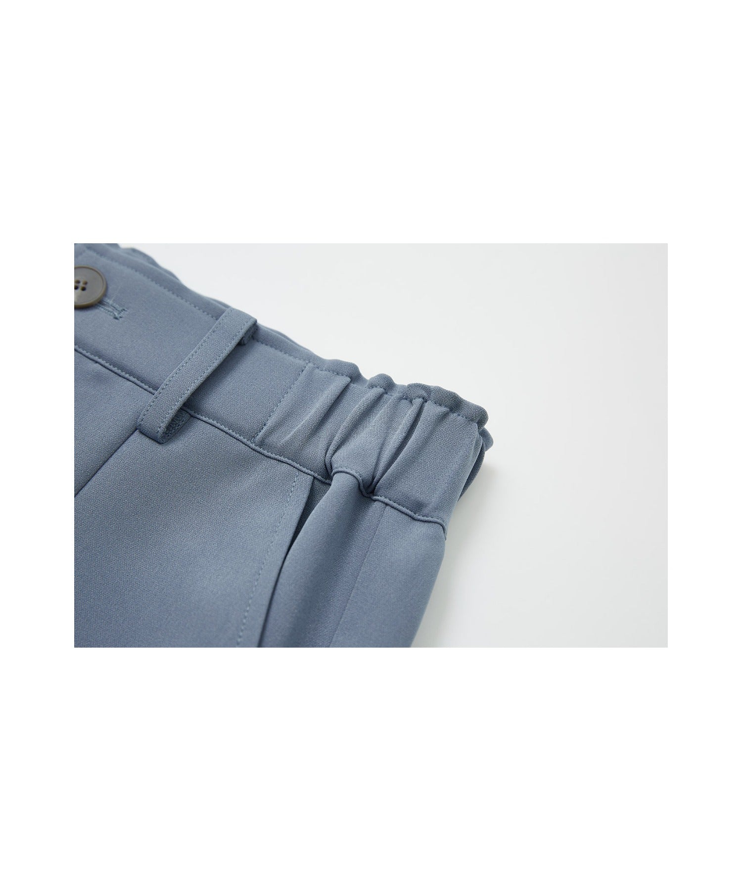 Drape Panel Wide-Leg Flare Trousers