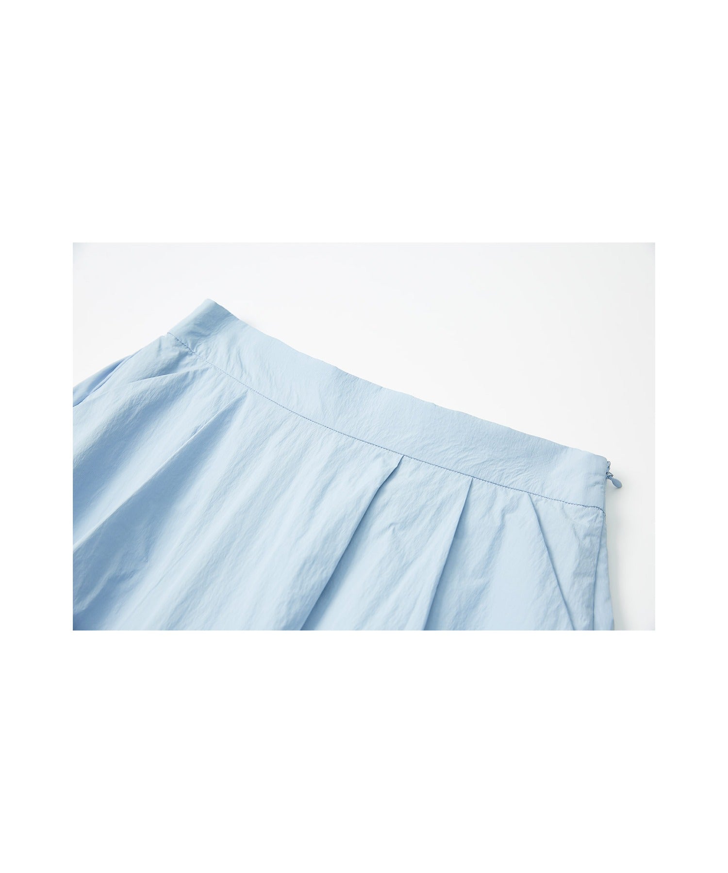 Bicolor Layered Flared Skirt