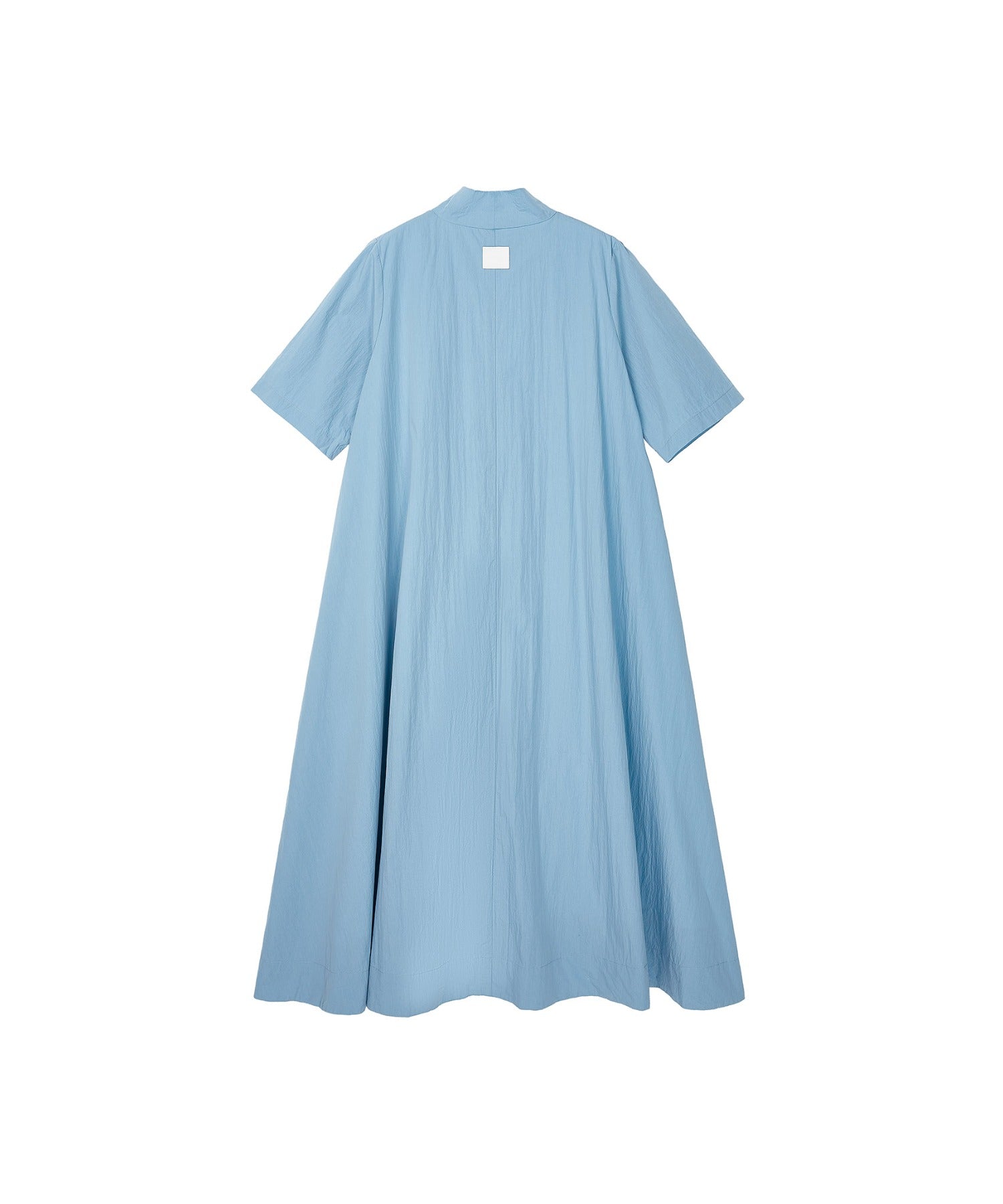 High-Neck Flare Dress