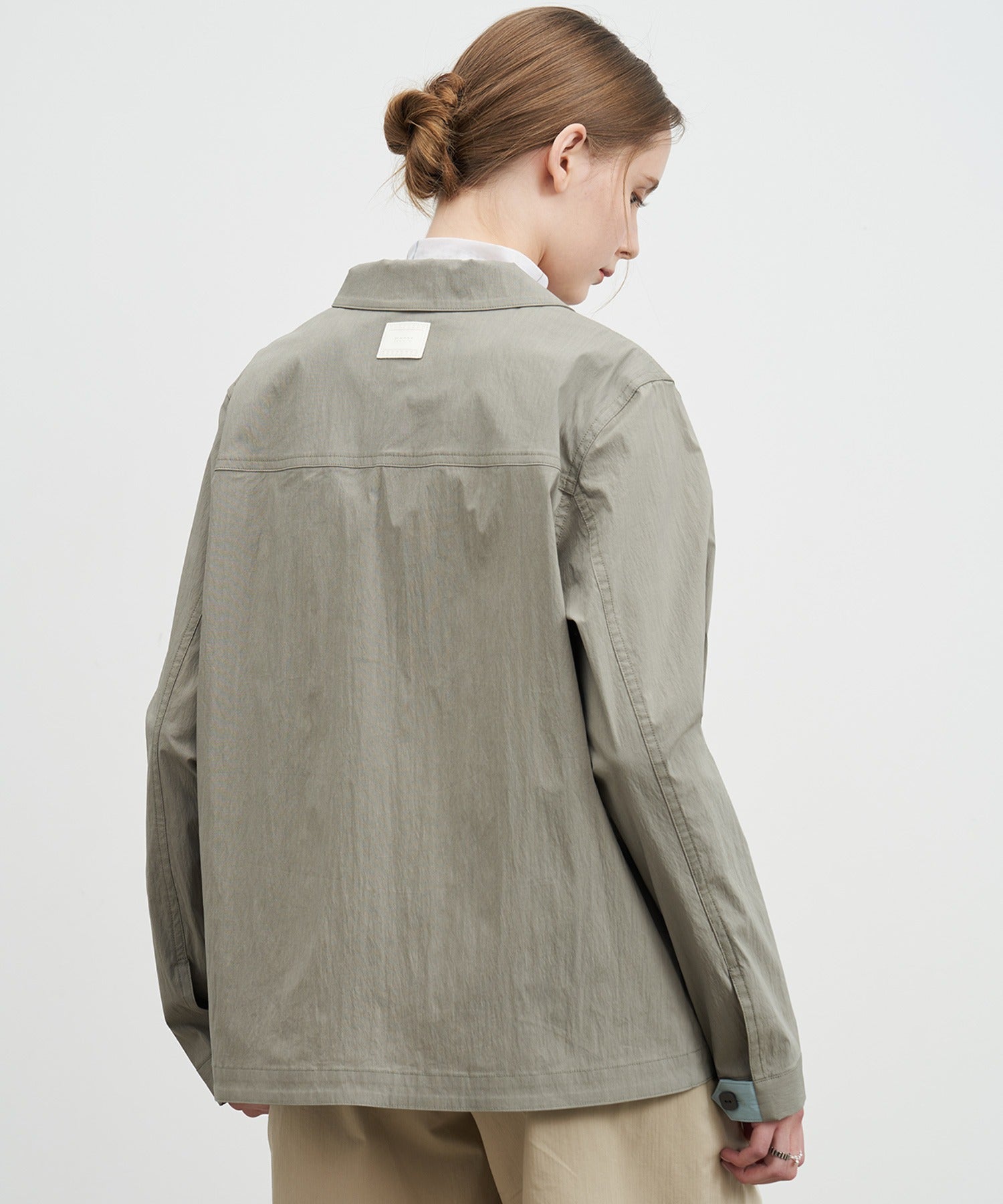 Color-Accent Ribbon Spring Jacket