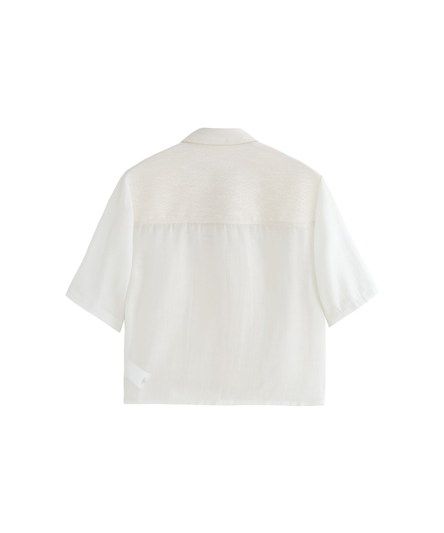 Layered-Style Cropped Shirt