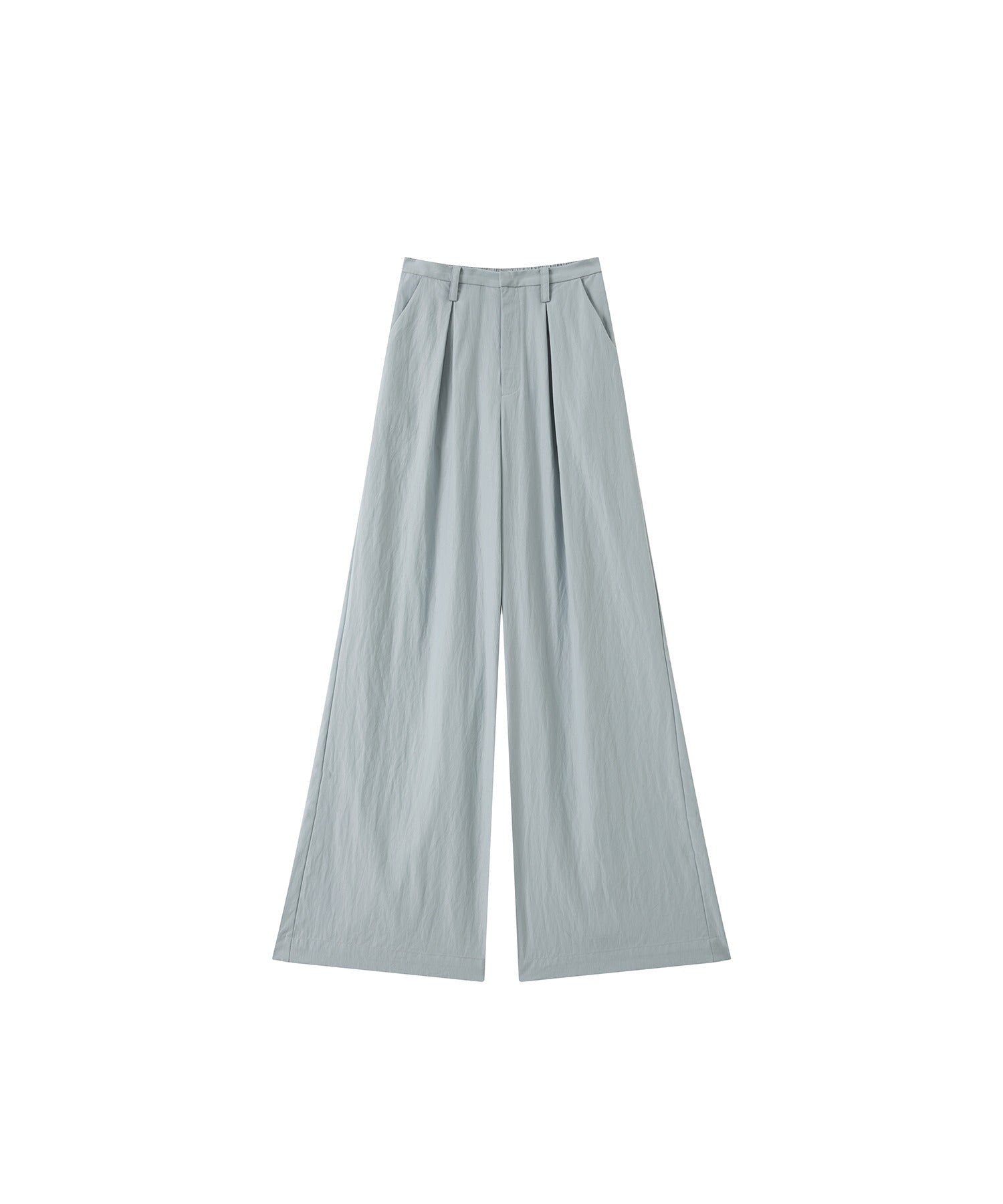 Darted Wide-Leg Pants