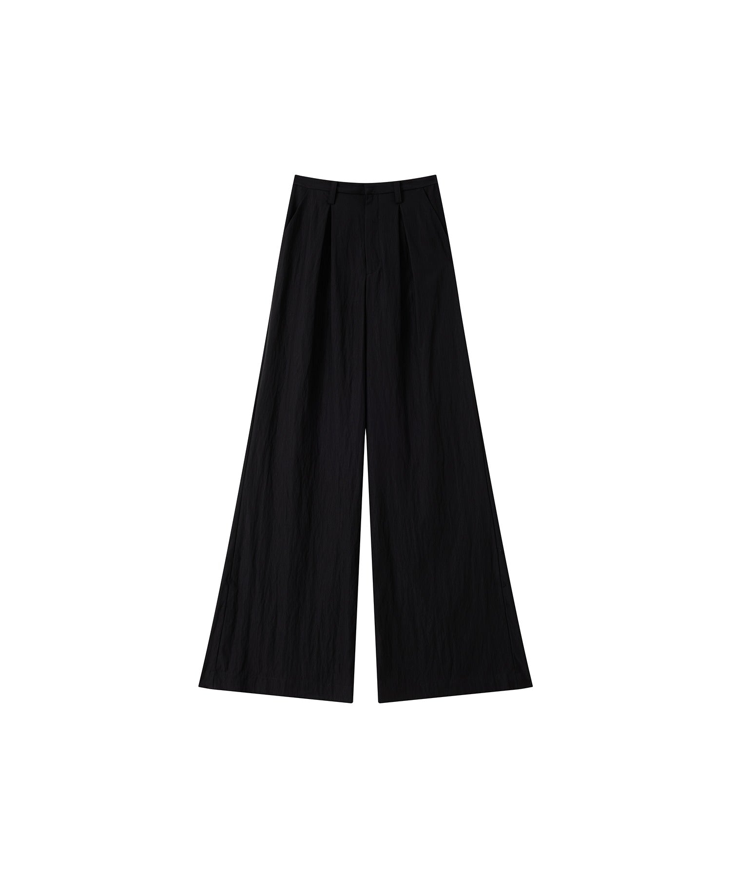 Darted Wide-Leg Pants