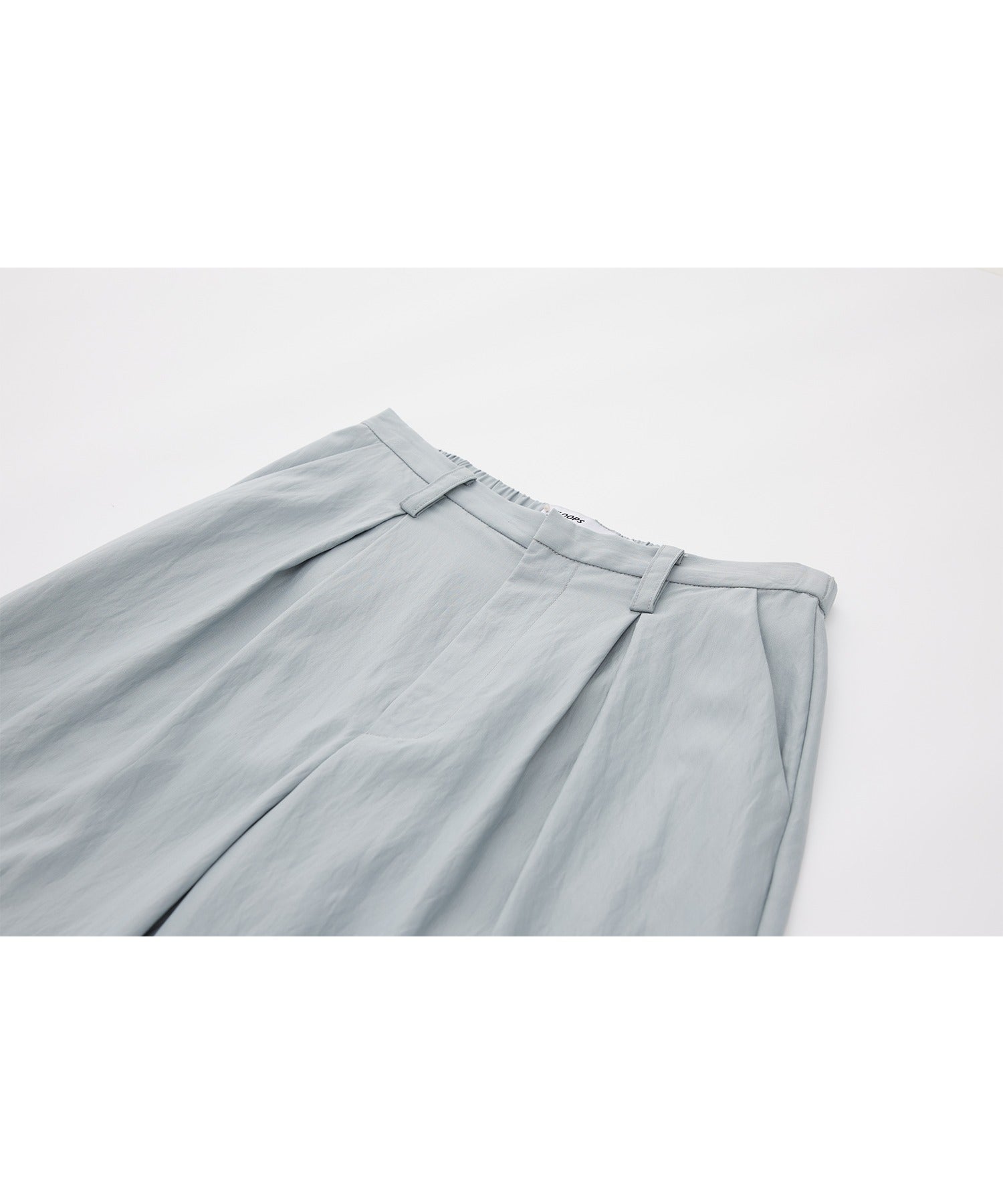 Darted Wide-Leg Pants