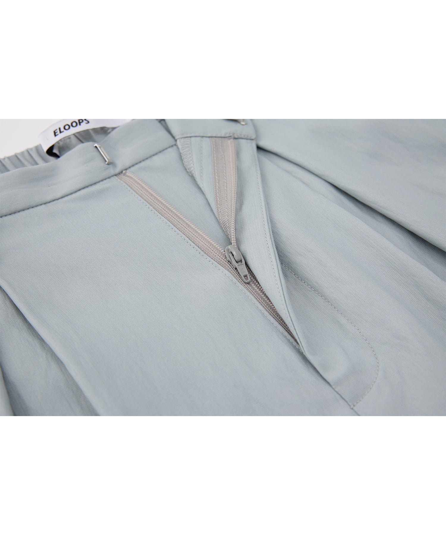 Darted Wide-Leg Pants