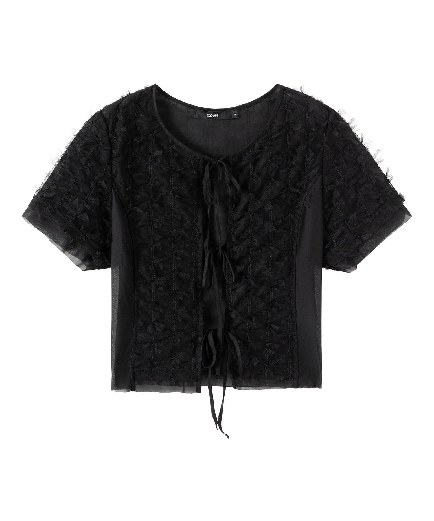 Ribbon Lace Tulle Top