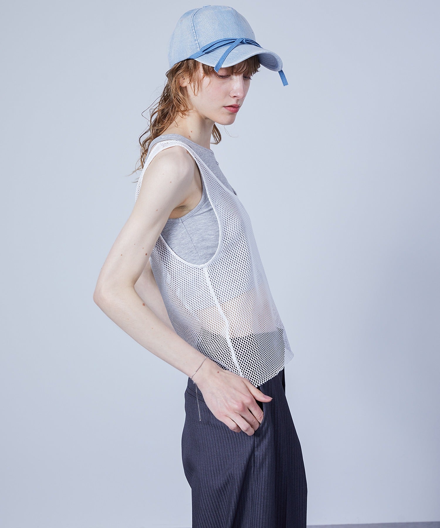 Mesh Tank with Inner Tee Set