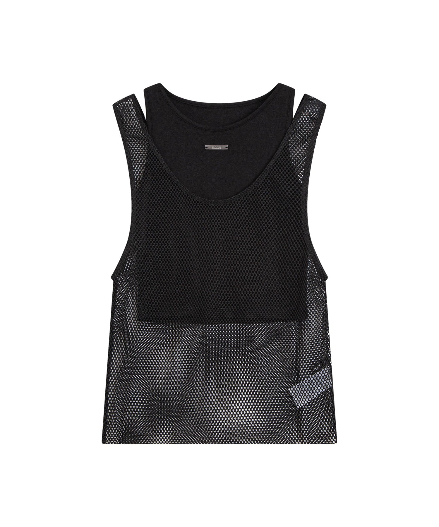 Mesh Tank with Inner Tee Set