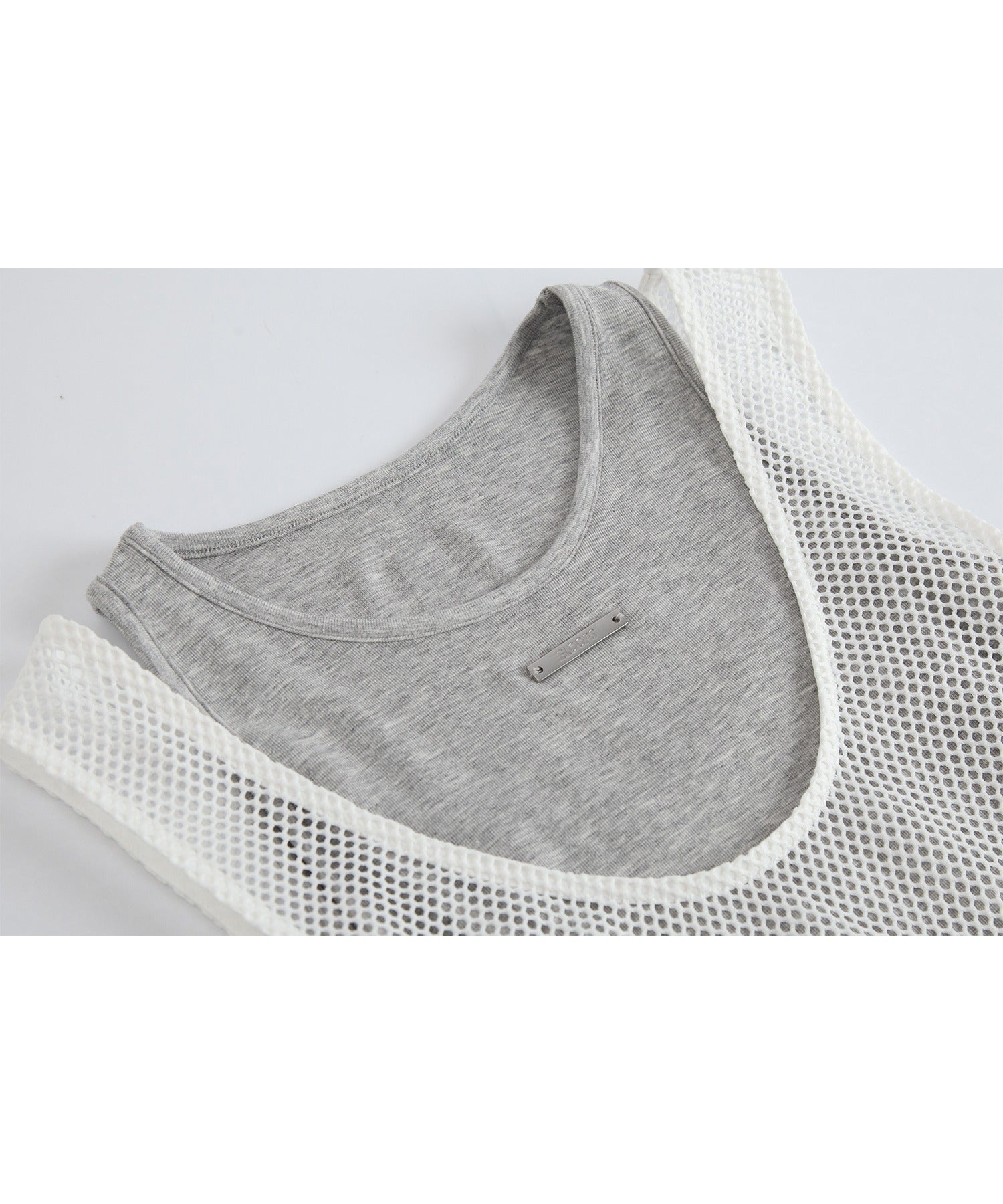 Mesh Tank with Inner Tee Set