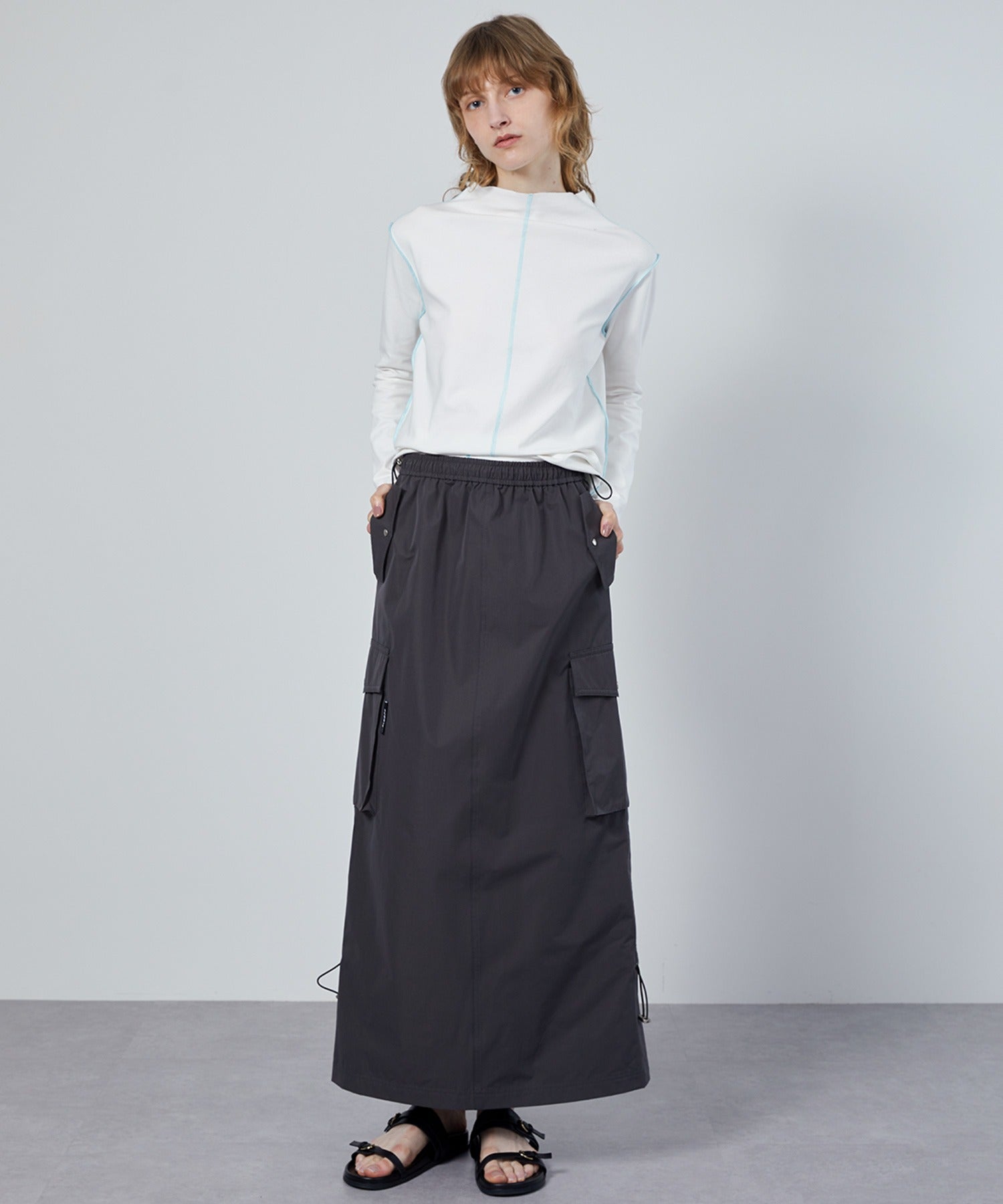 Stitch Line Loose Top / Cutsew