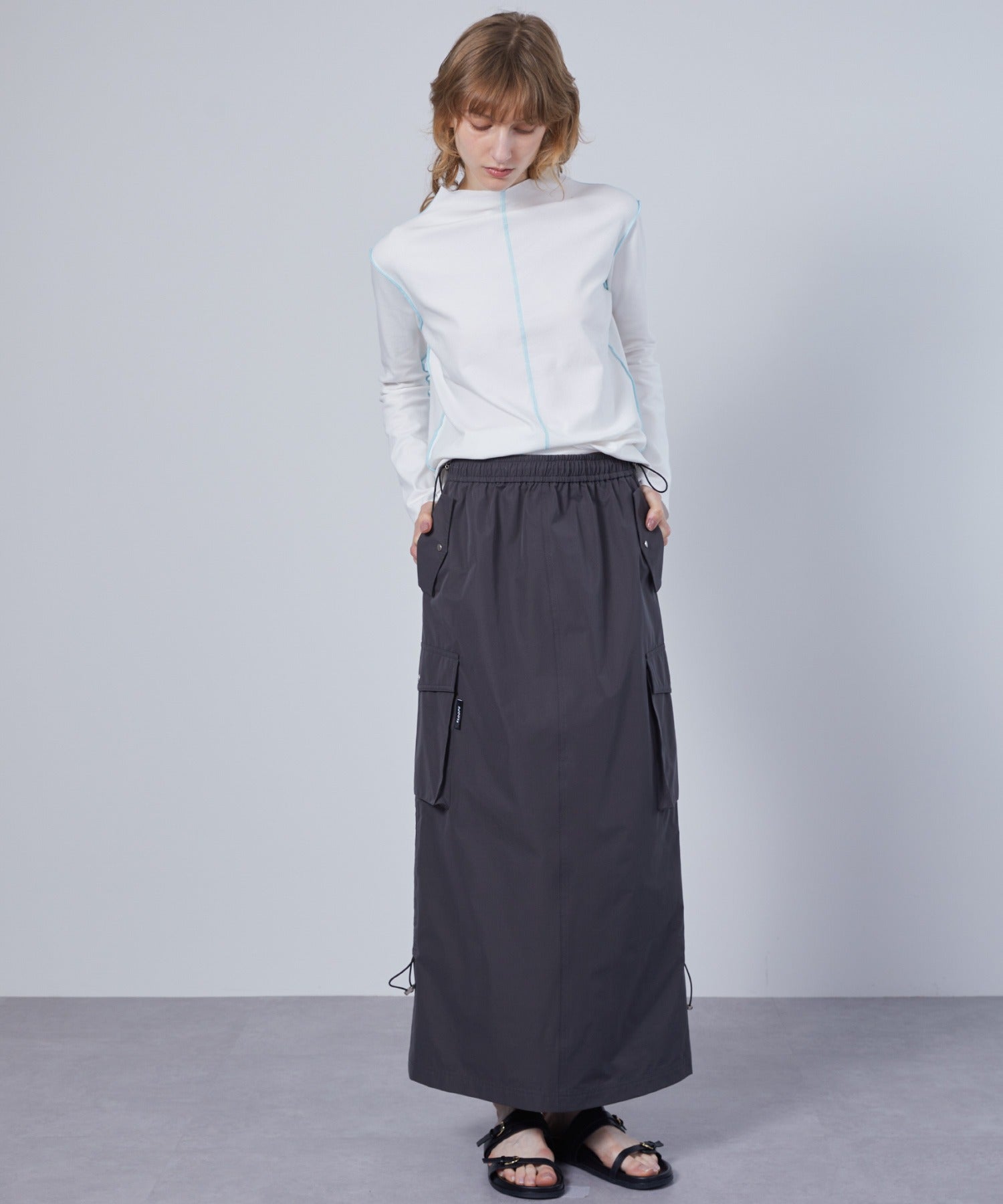 Stitch Line Loose Top / Cutsew