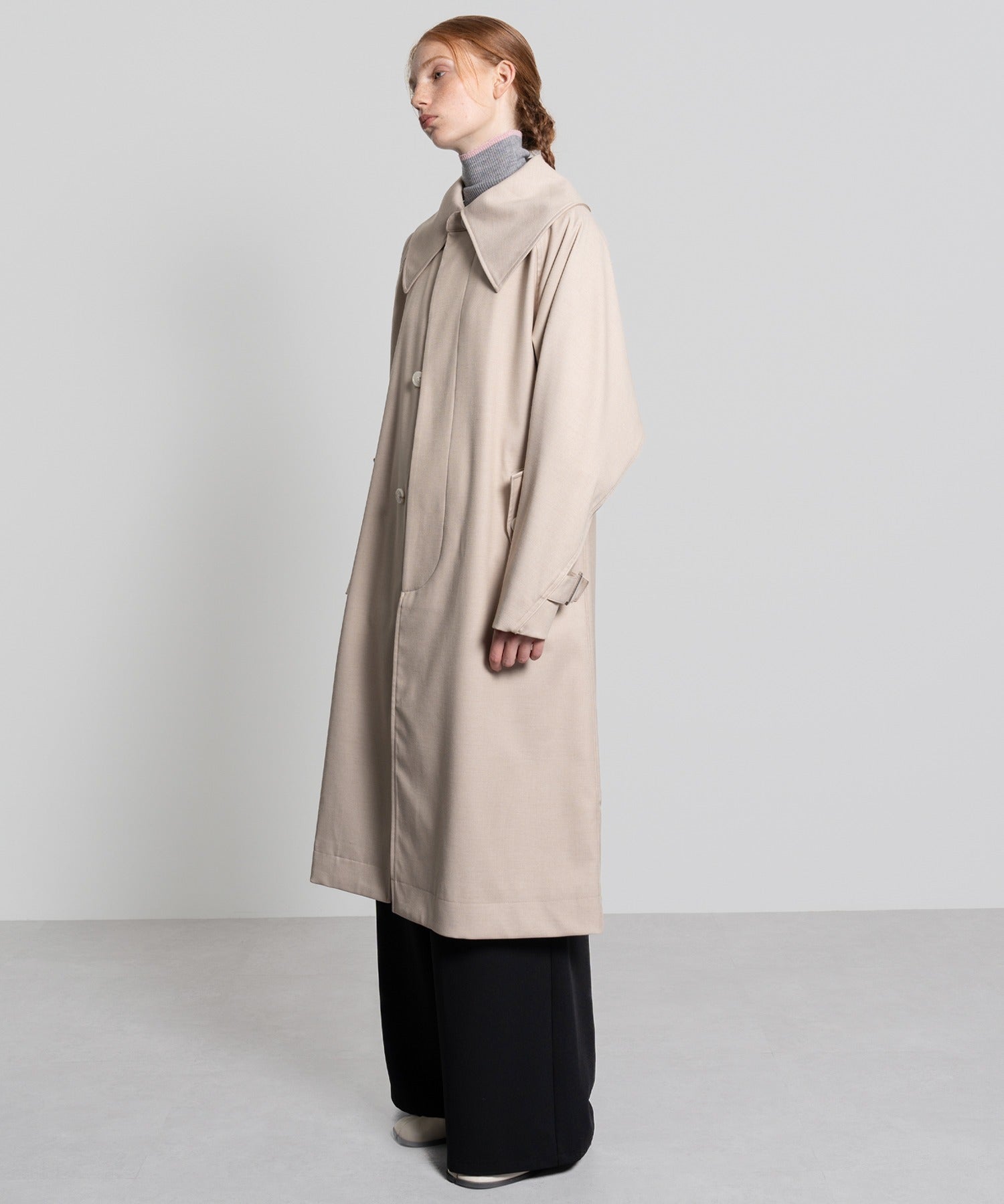 Big Collar Oversized Trench Coat