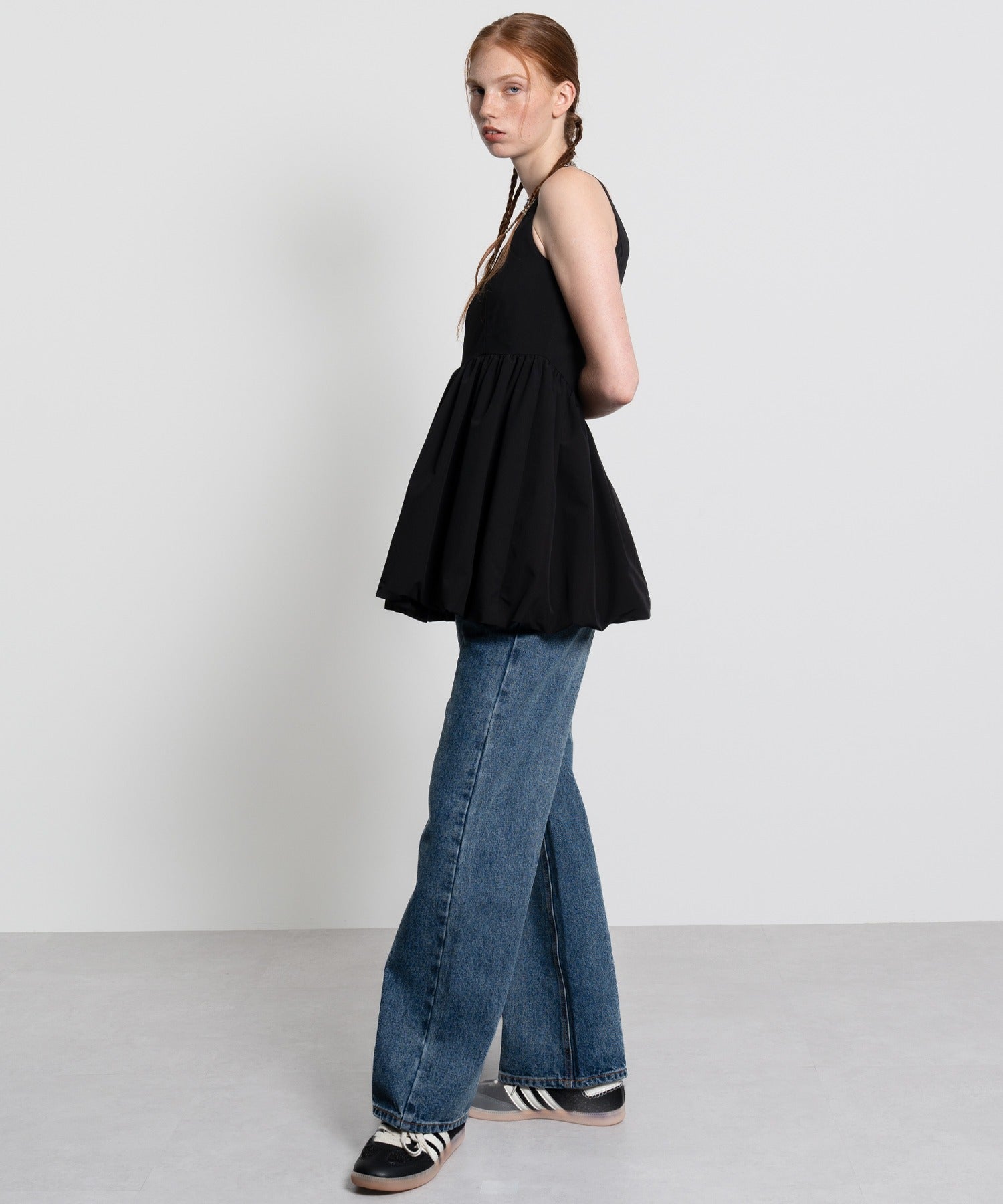 Classic Straight Narrow Denim Pants