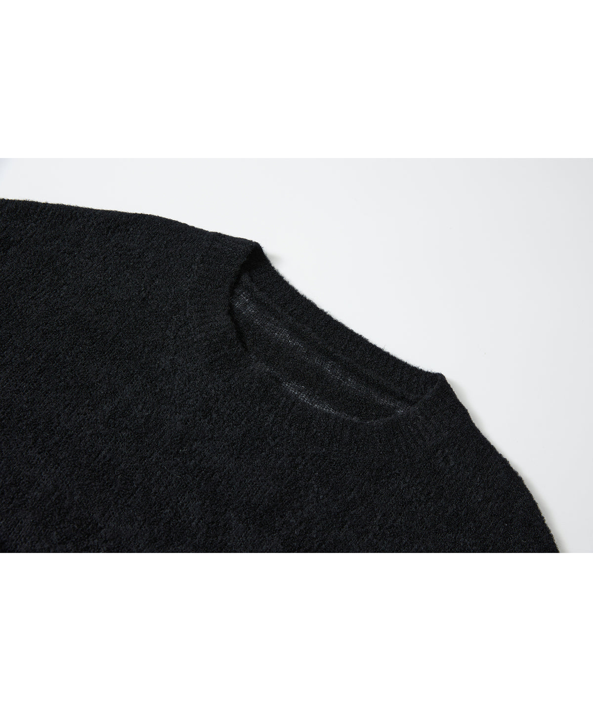 「10月下旬出荷予定」Sheer Wool-Blend Border Knit Pullover