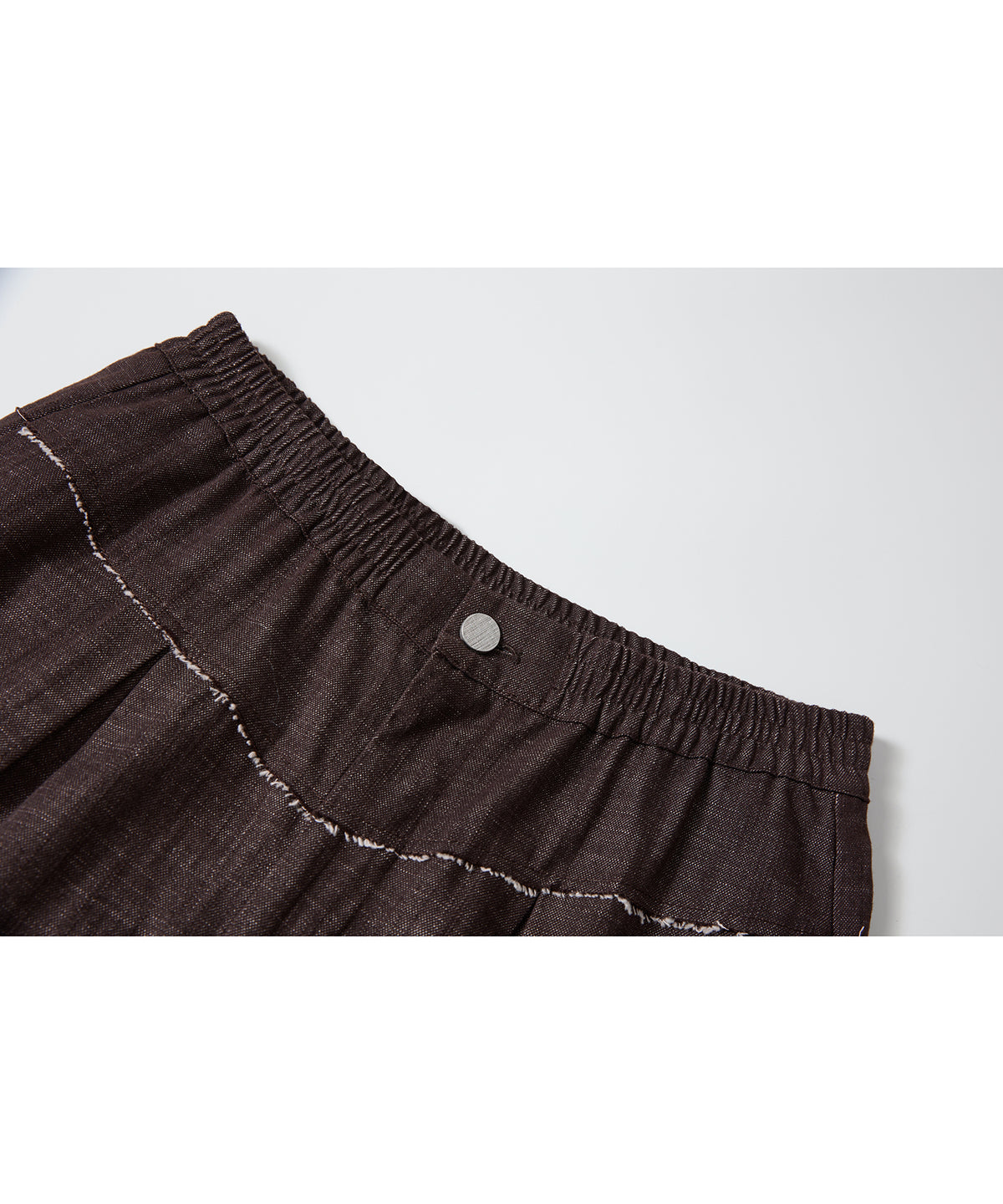 「9月下旬出荷予定」Paneled Drawstring Wide Pants