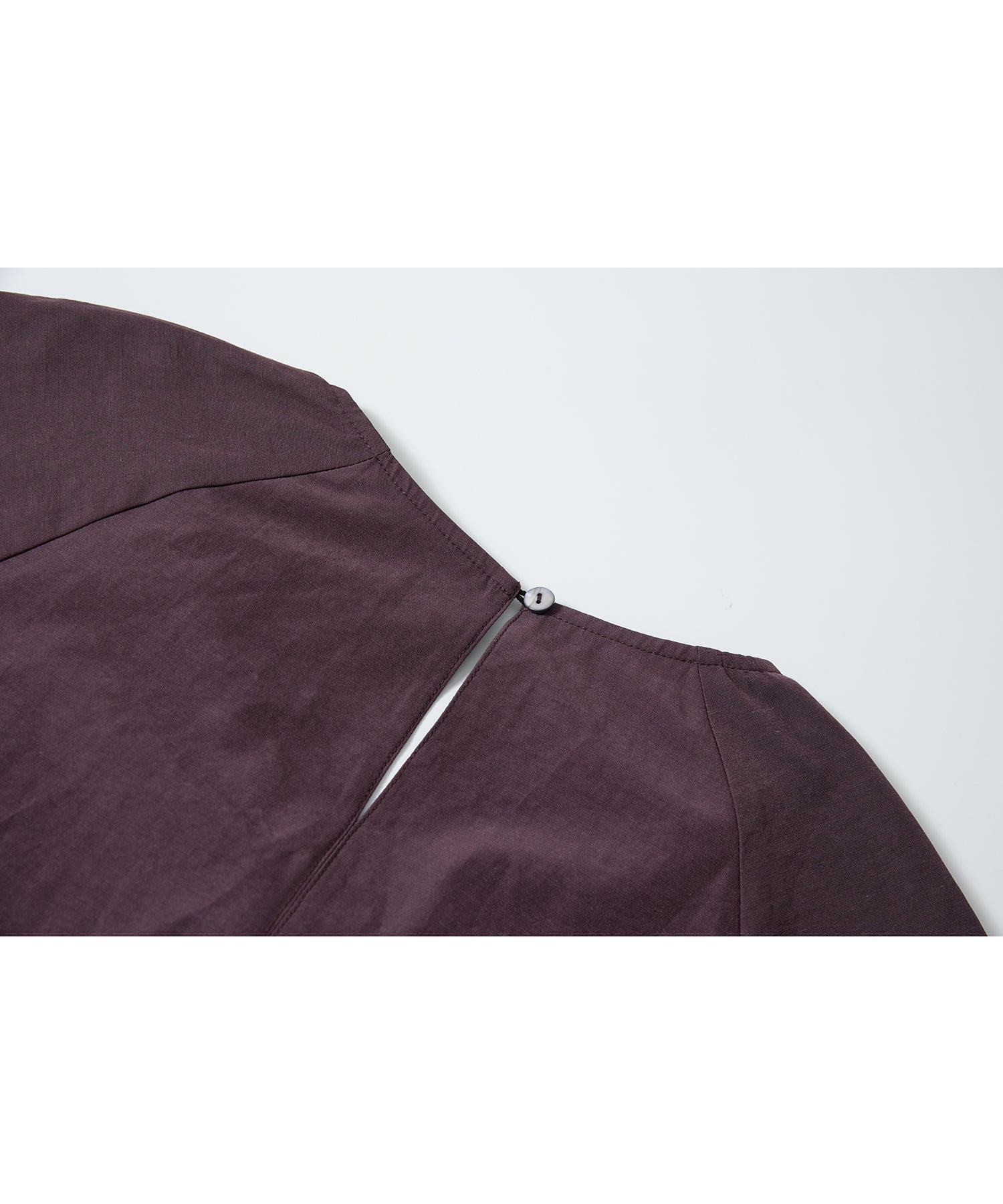 「9月下旬出荷予定」Cross Stole Collar Oversized Shirt