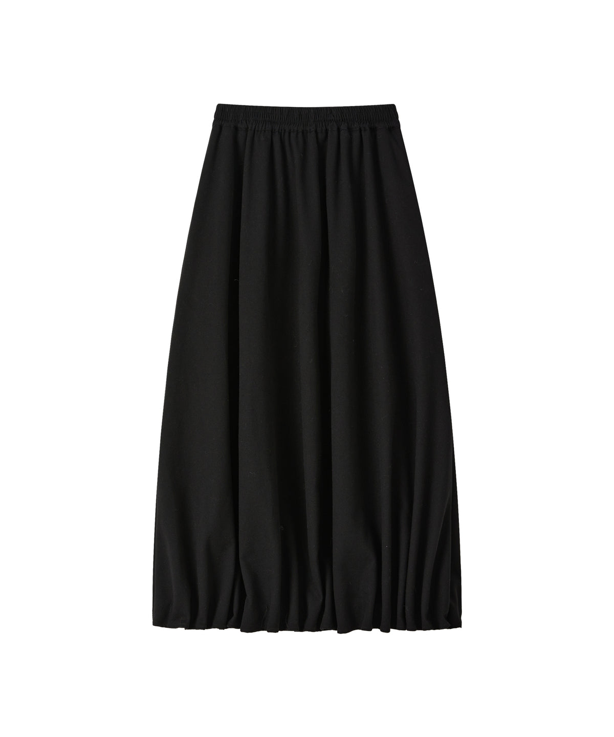 「10月下旬出荷予定」Wool-Like Balloon Flare Skirt