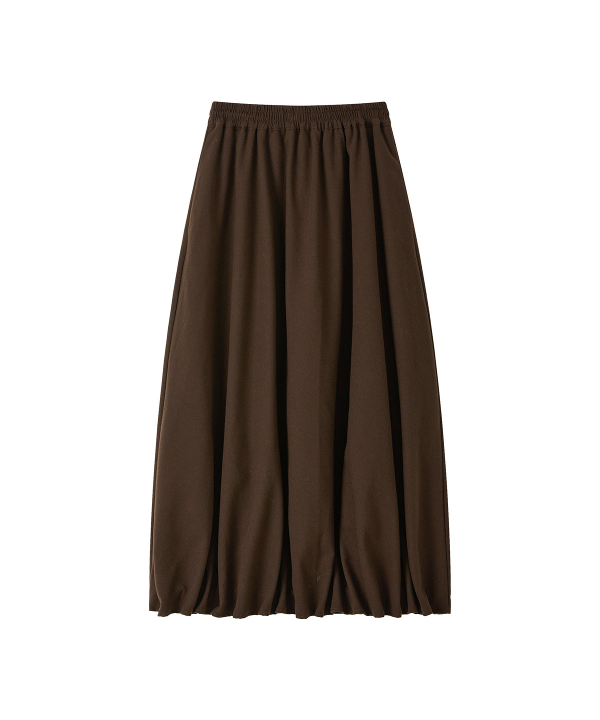 「10月下旬出荷予定」Wool-Like Balloon Flare Skirt