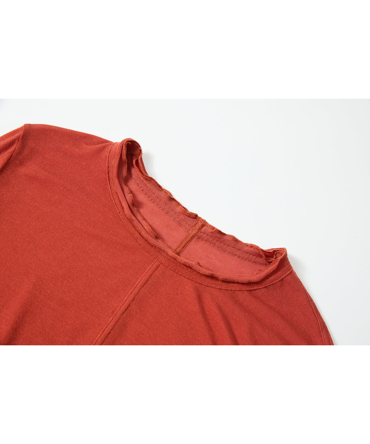 「10月下旬出荷予定」Cashmere-Blend Sheer Mellow Neck Long Sleeve Top