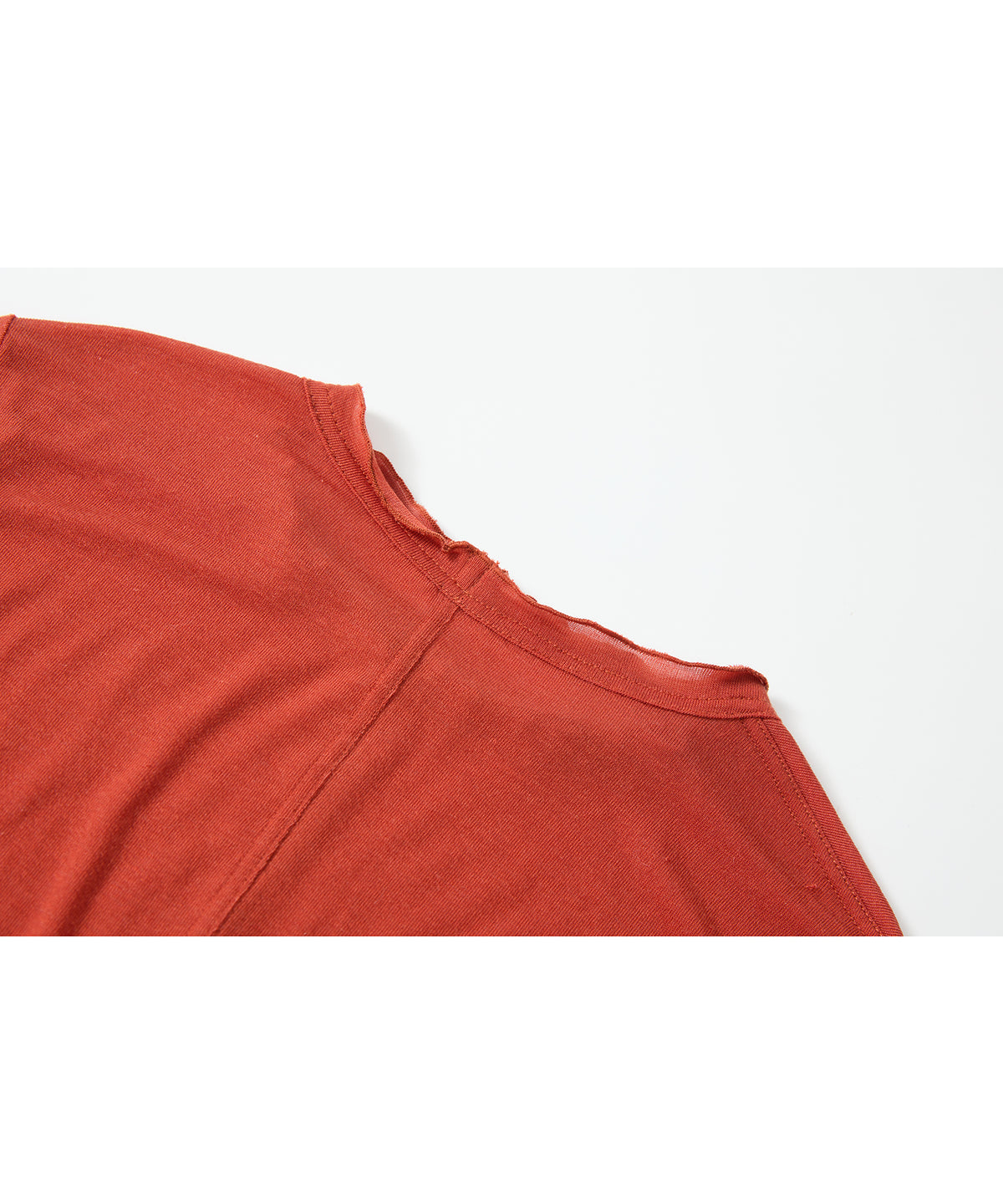 「10月下旬出荷予定」Cashmere-Blend Sheer Mellow Neck Long Sleeve Top