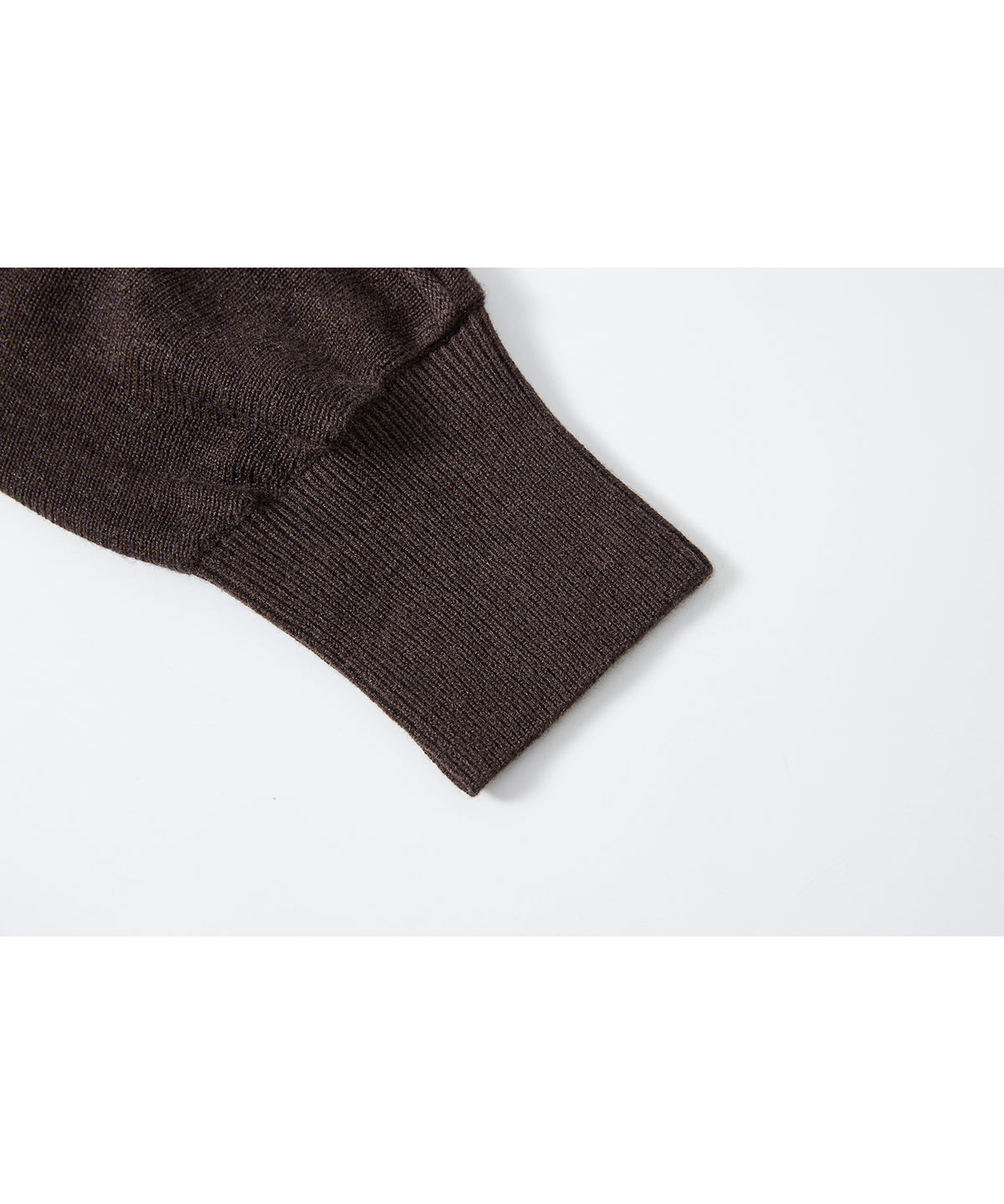 「10月下旬出荷予定」Wool Silk High Neck Button Knit Cardigan
