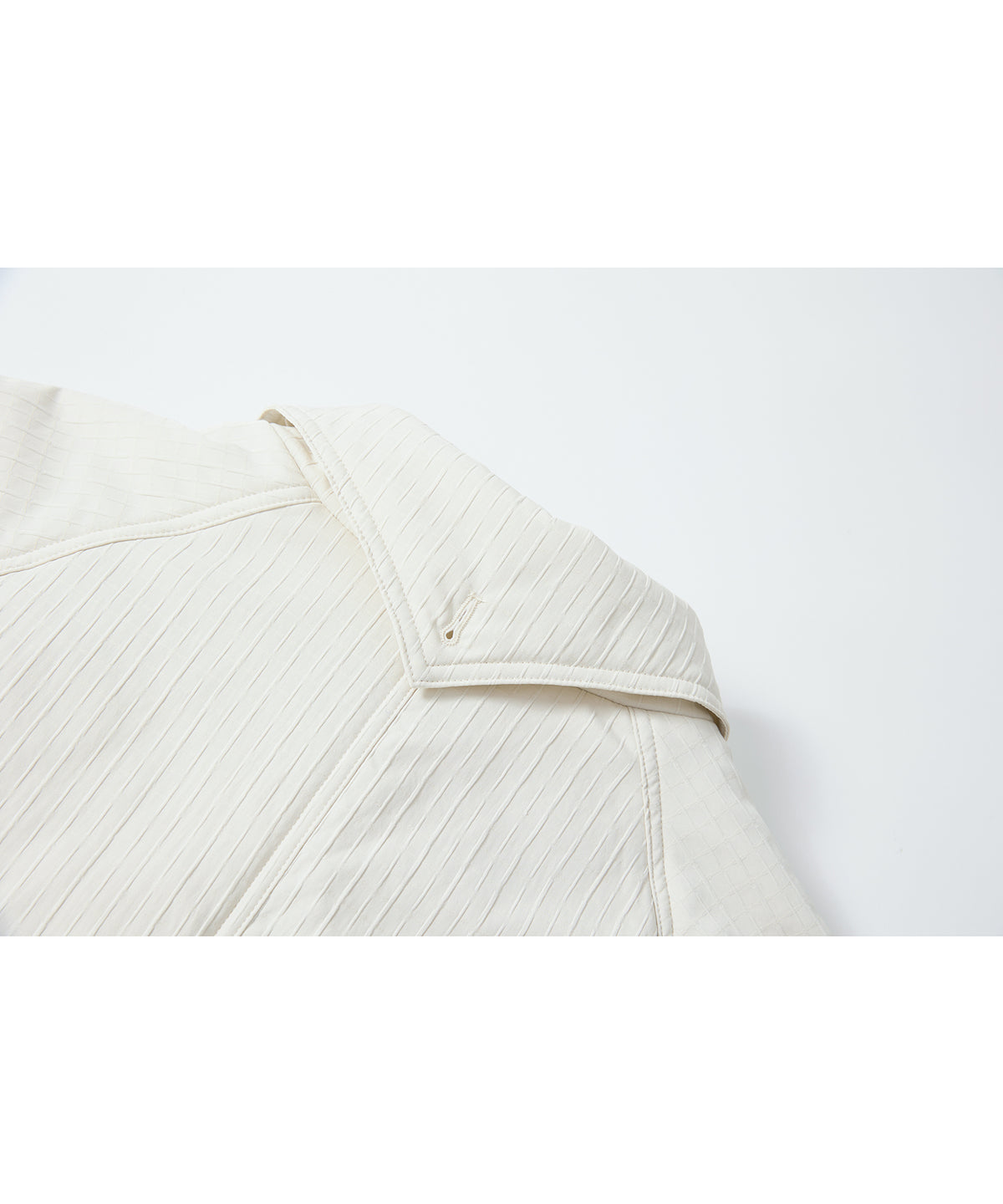 「10月下旬出荷予定」Striped Quilted Belted Long Coat