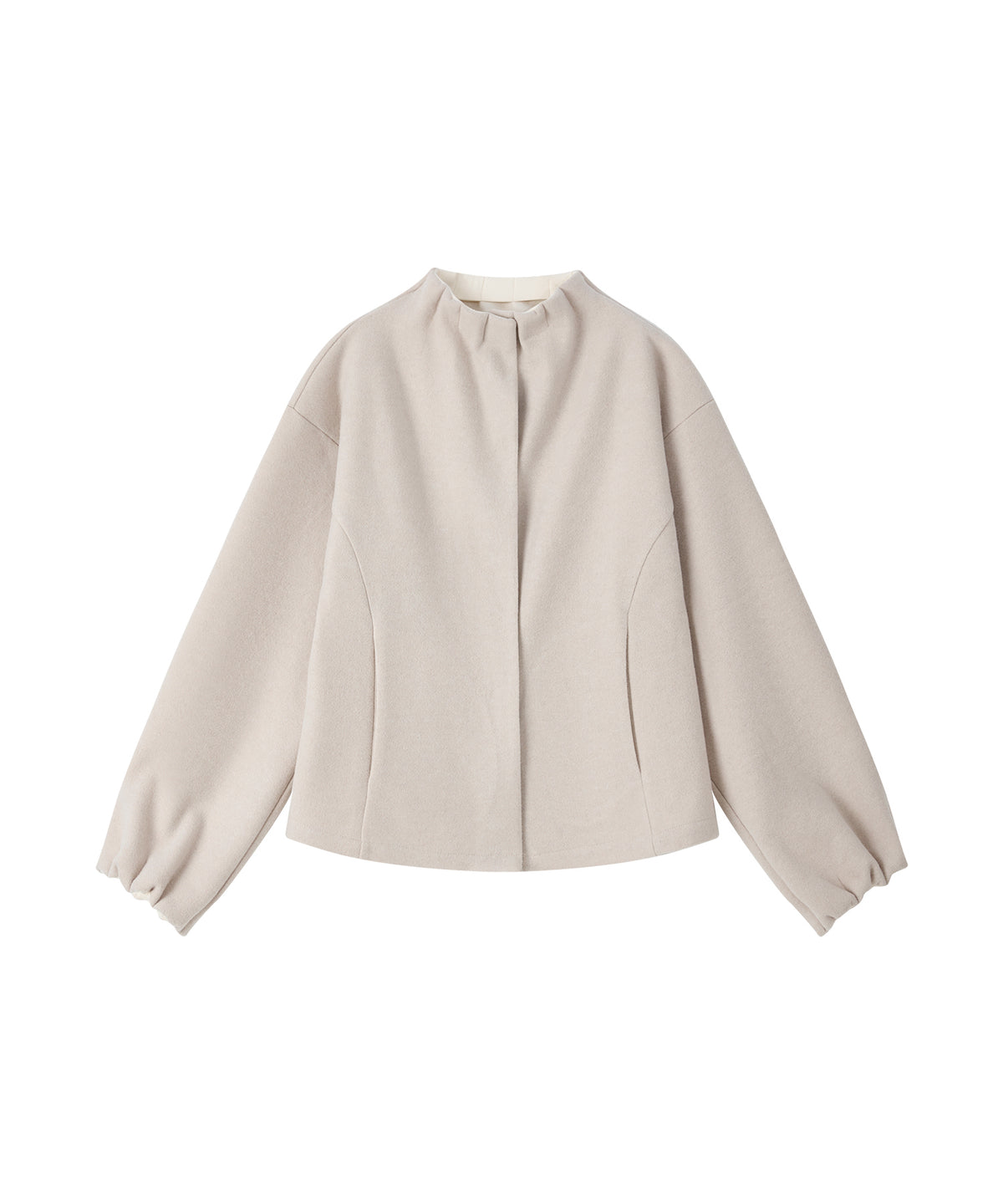 「10月下旬出荷予定」Wool-Like Balloon Flare Skirt