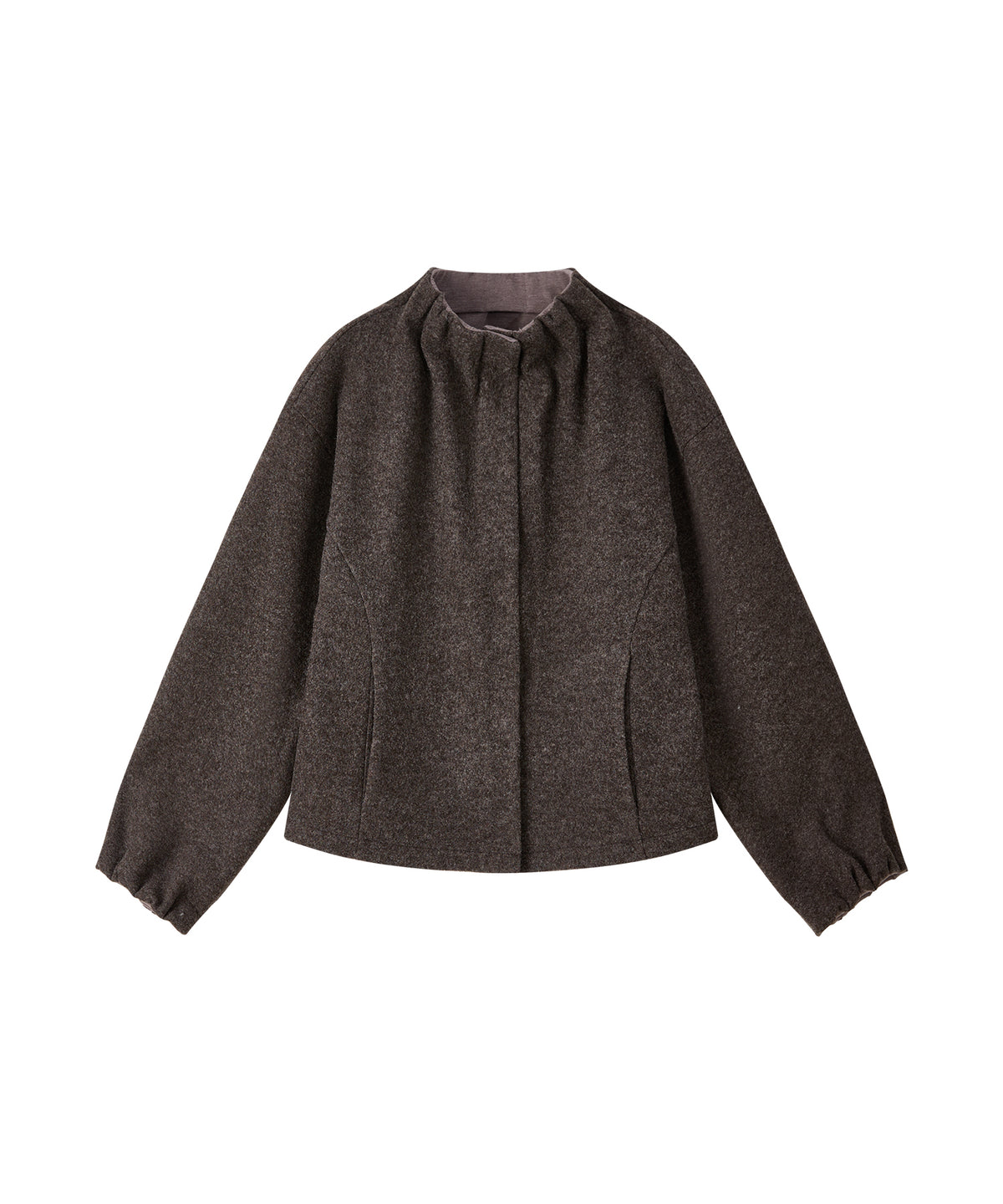 「10月下旬出荷予定」Wool-Like Balloon Flare Skirt