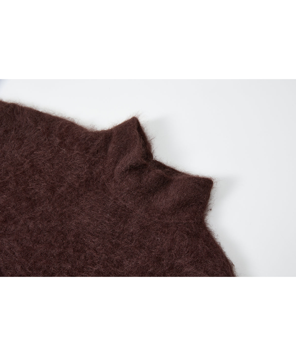 「10月下旬出荷予定」Brushed Cashmere-Blend Half Sleeve Knit Top