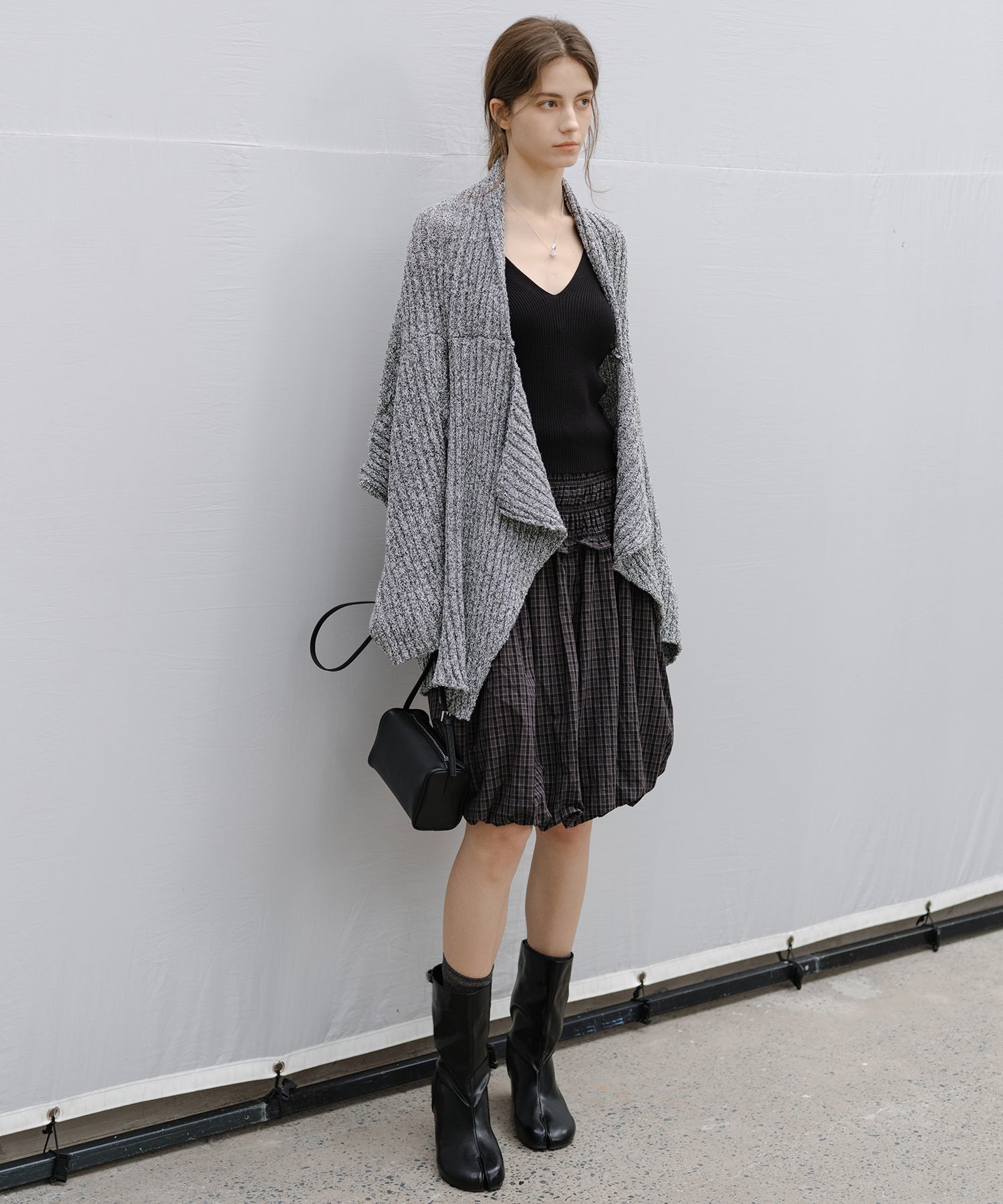 “Shipping from late February to early March” Chunky Draped Knit Cardigan