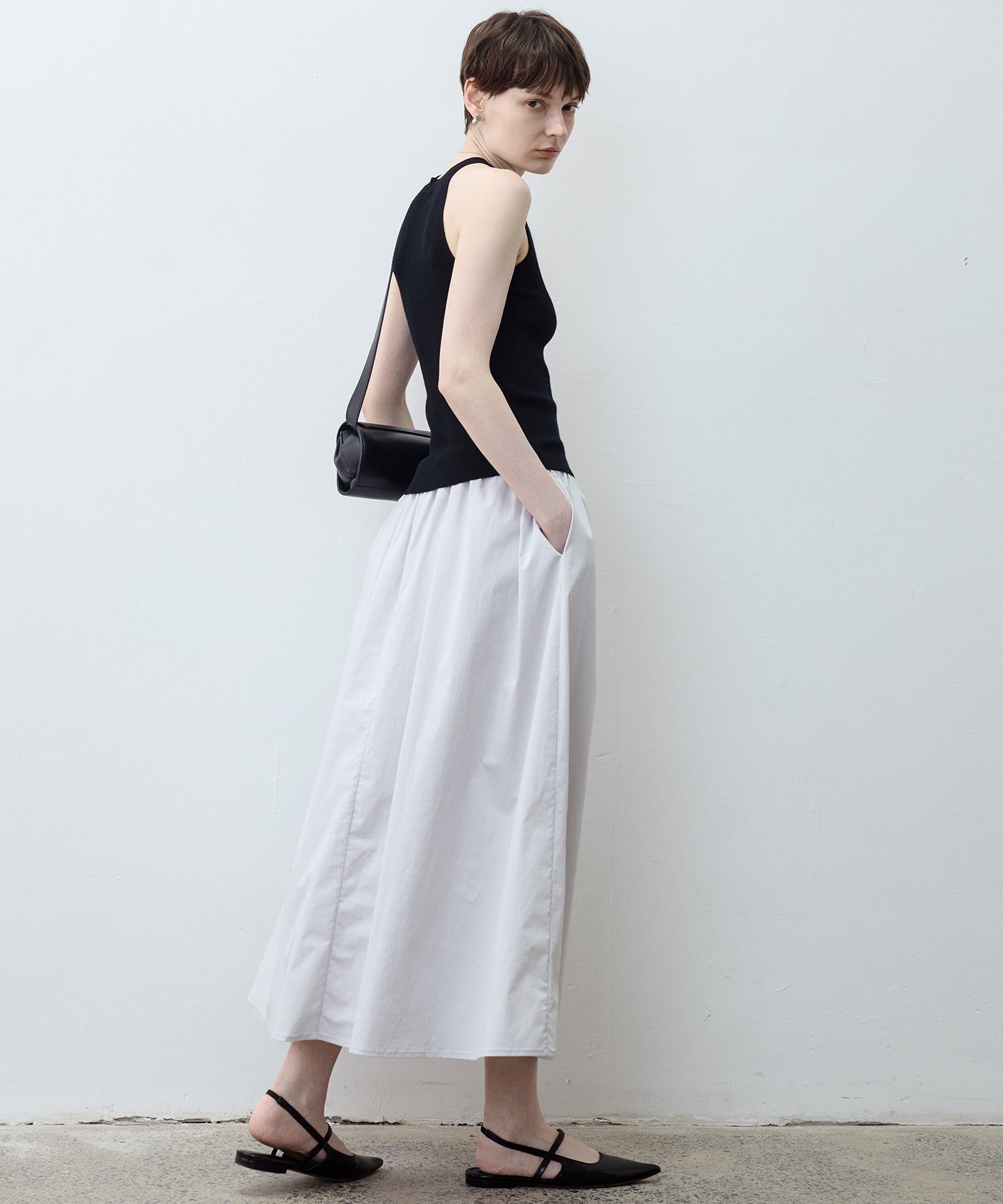 UPF50+ Drawstring Gathered Skirt