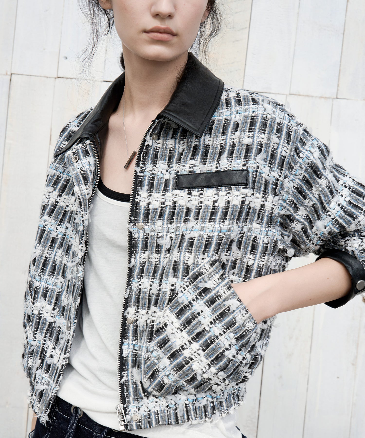 Oversized Tweed Jacket