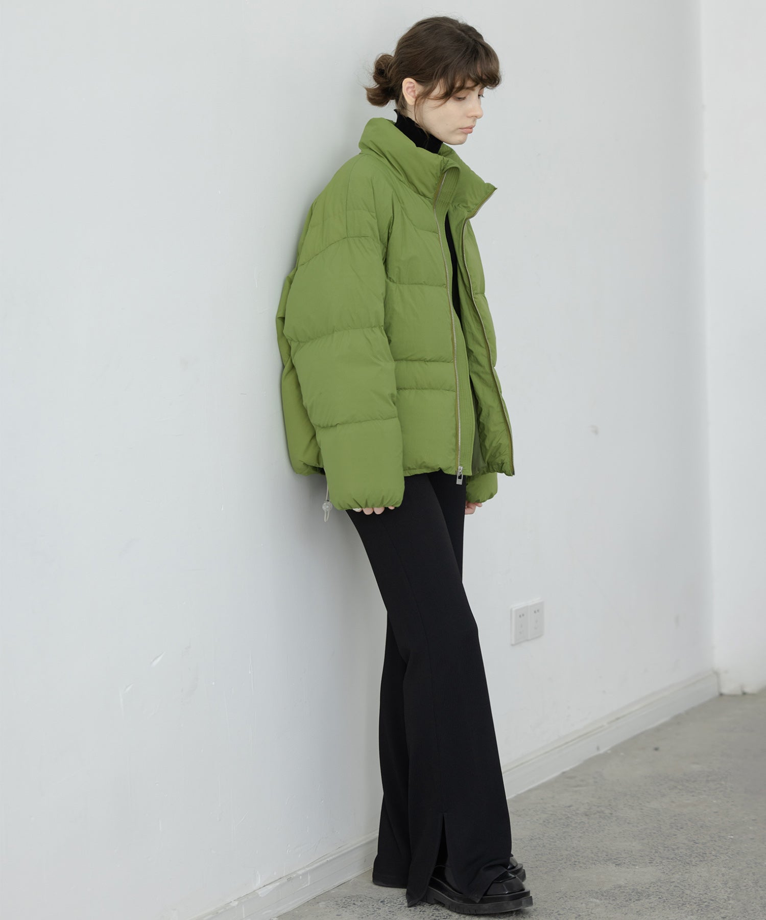 color volume down jacket 