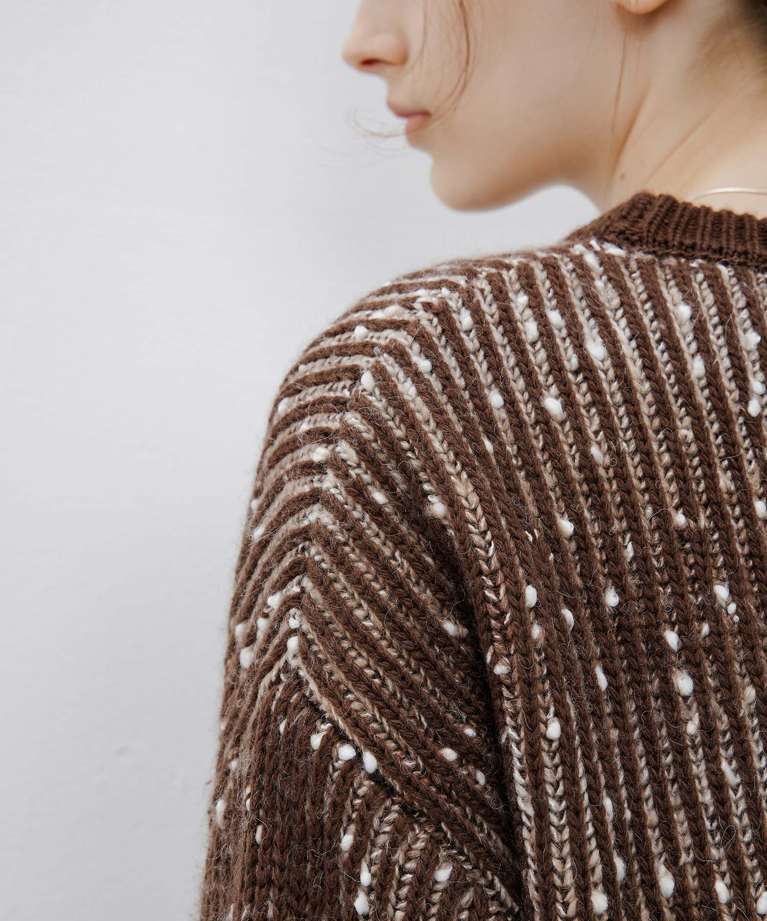 Cozy Snowflake Crew Neck Knit Sweater