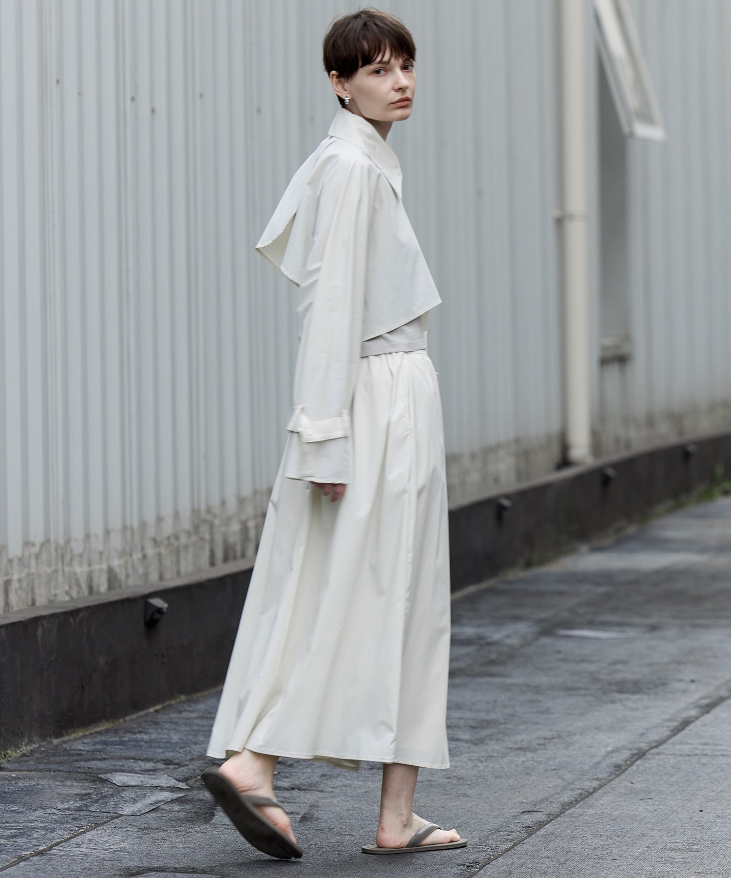 UPF50+ Drawstring Gathered Skirt