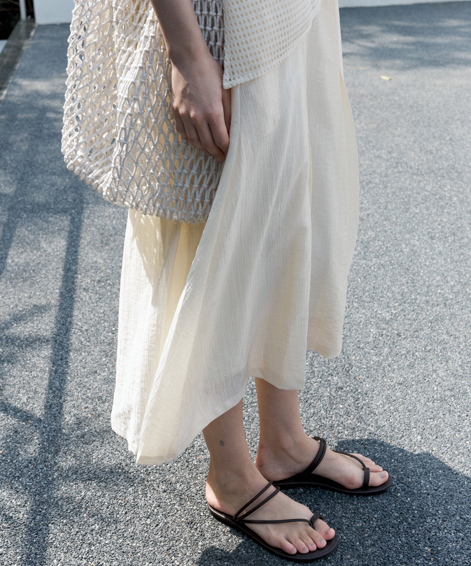 Layered Cutwork Camisole Dress