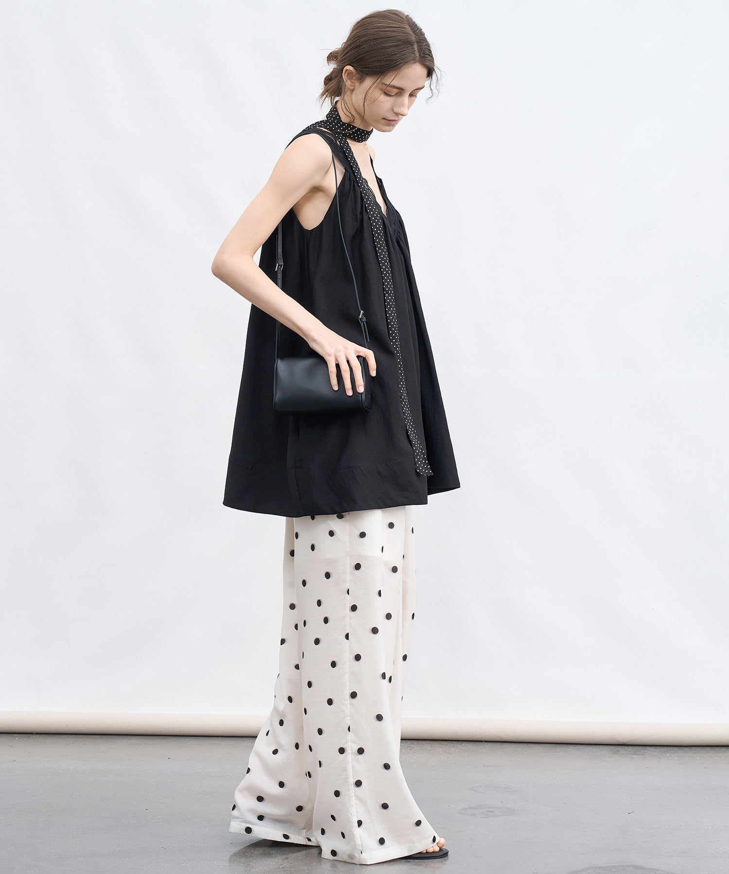 「6月上旬～中旬出荷」Polka Dot Wide Pants