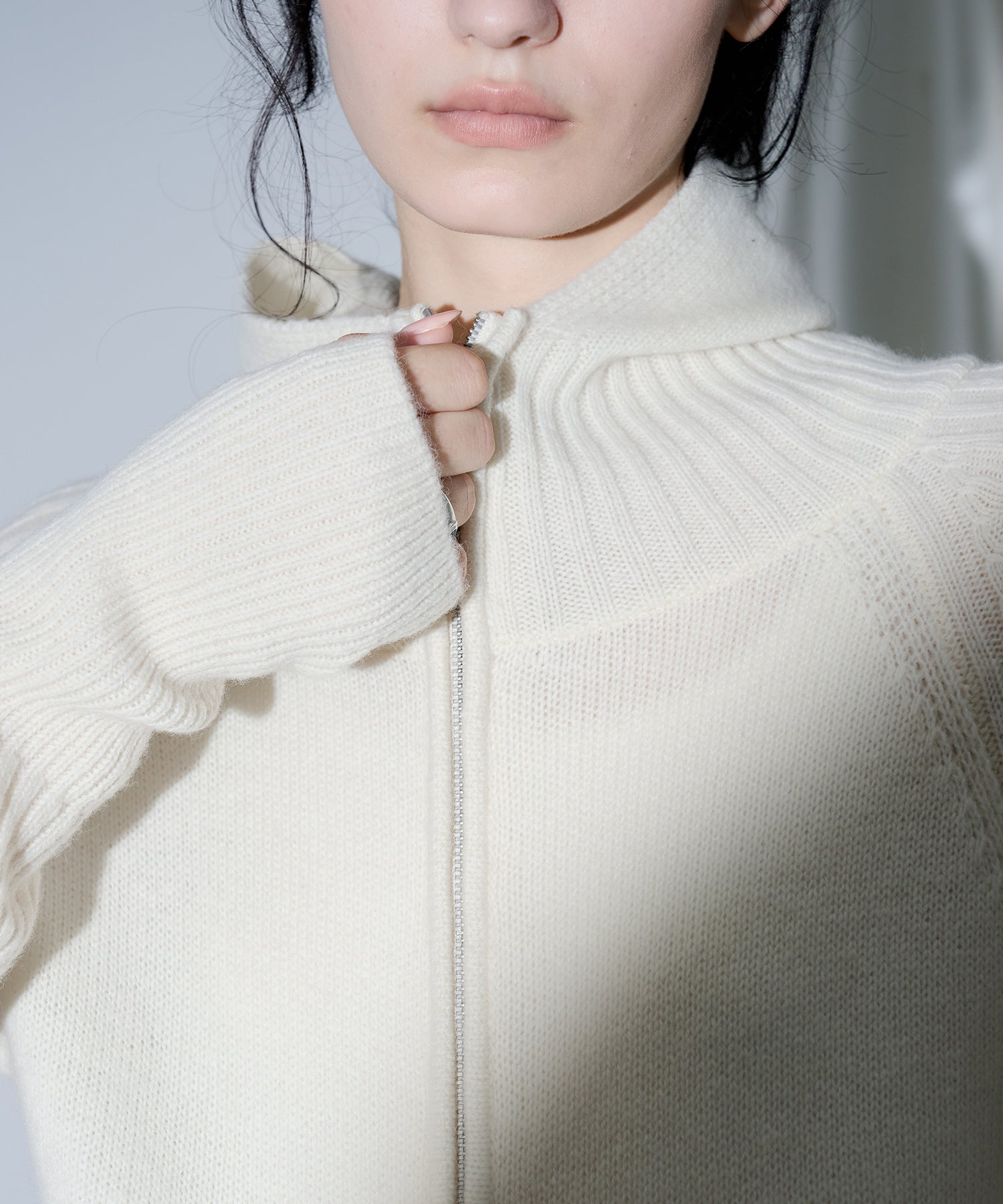 100% Wool Open Front Hooded Knit Cardigan