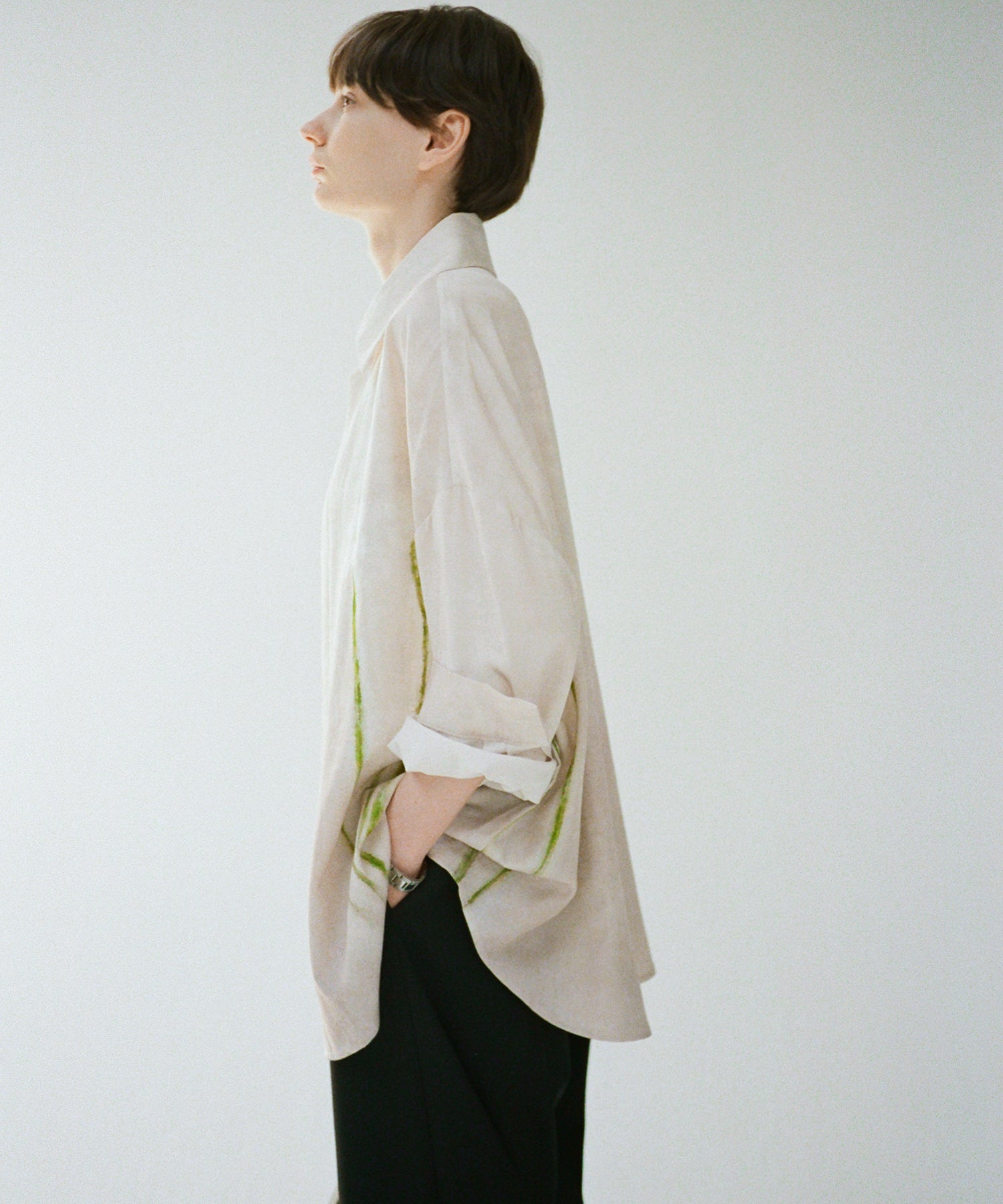 Floral Print Oversized Shirt