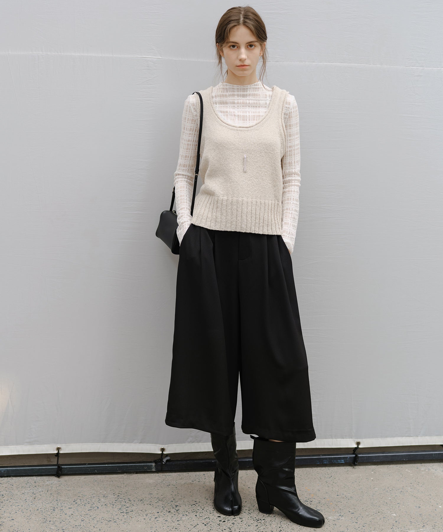 “Shipping in early March” Marl Knit Tank Vest