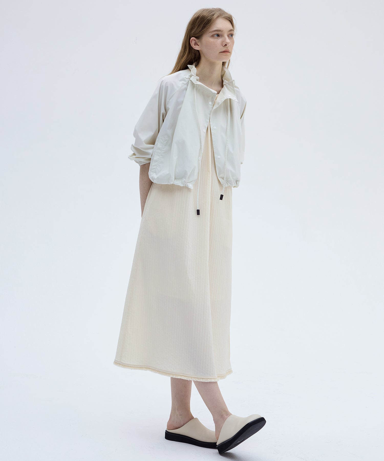 Fringe Hem Halter Neck Camisole Dress