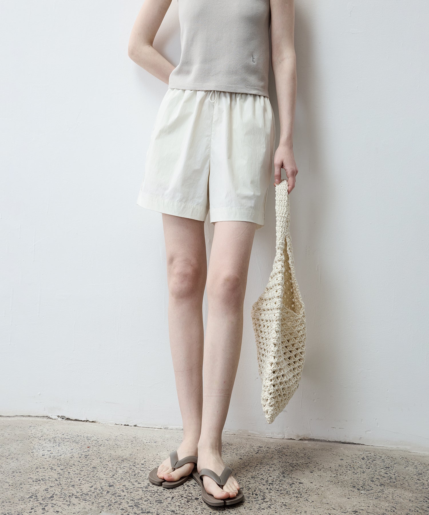 UV Protection Drawstring Minimal Shorts